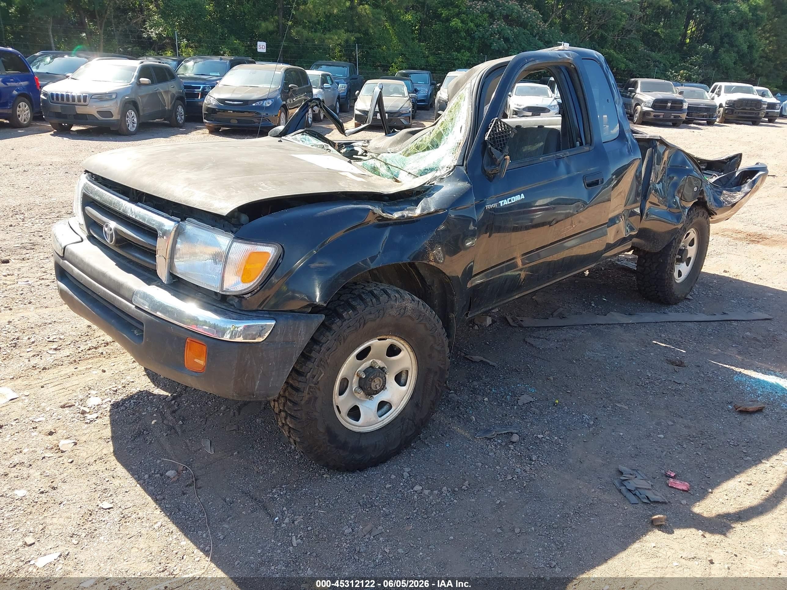 1998 Toyota Tacoma   Black vin: 4TAWM72N7WZ064407