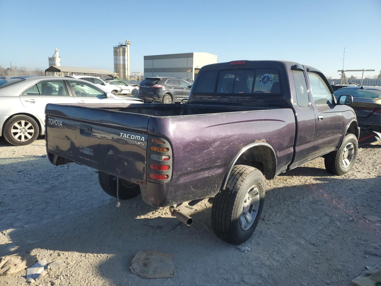 1999 Toyota Tacoma Xtracab Purple vin: 4TAWM72N7XZ556291