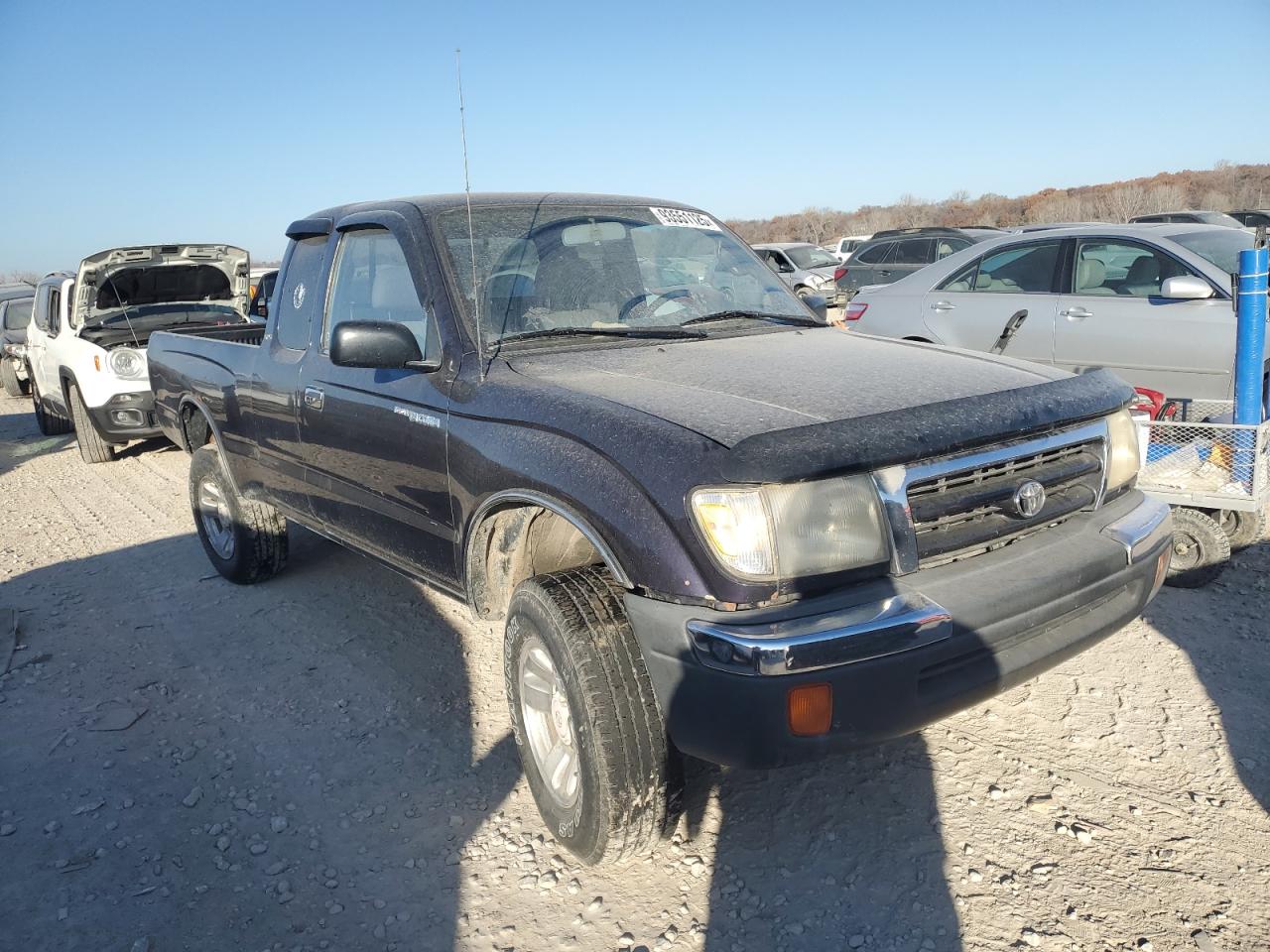 1999 Toyota Tacoma Xtracab Purple vin: 4TAWM72N7XZ556291