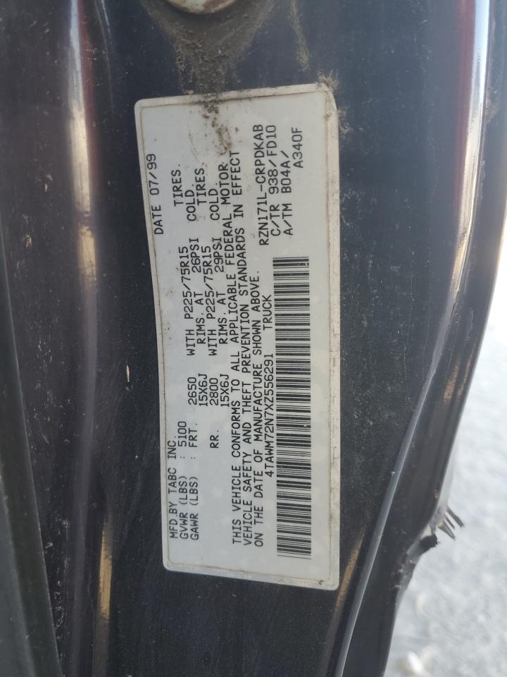 1999 Toyota Tacoma Xtracab Purple vin: 4TAWM72N7XZ556291
