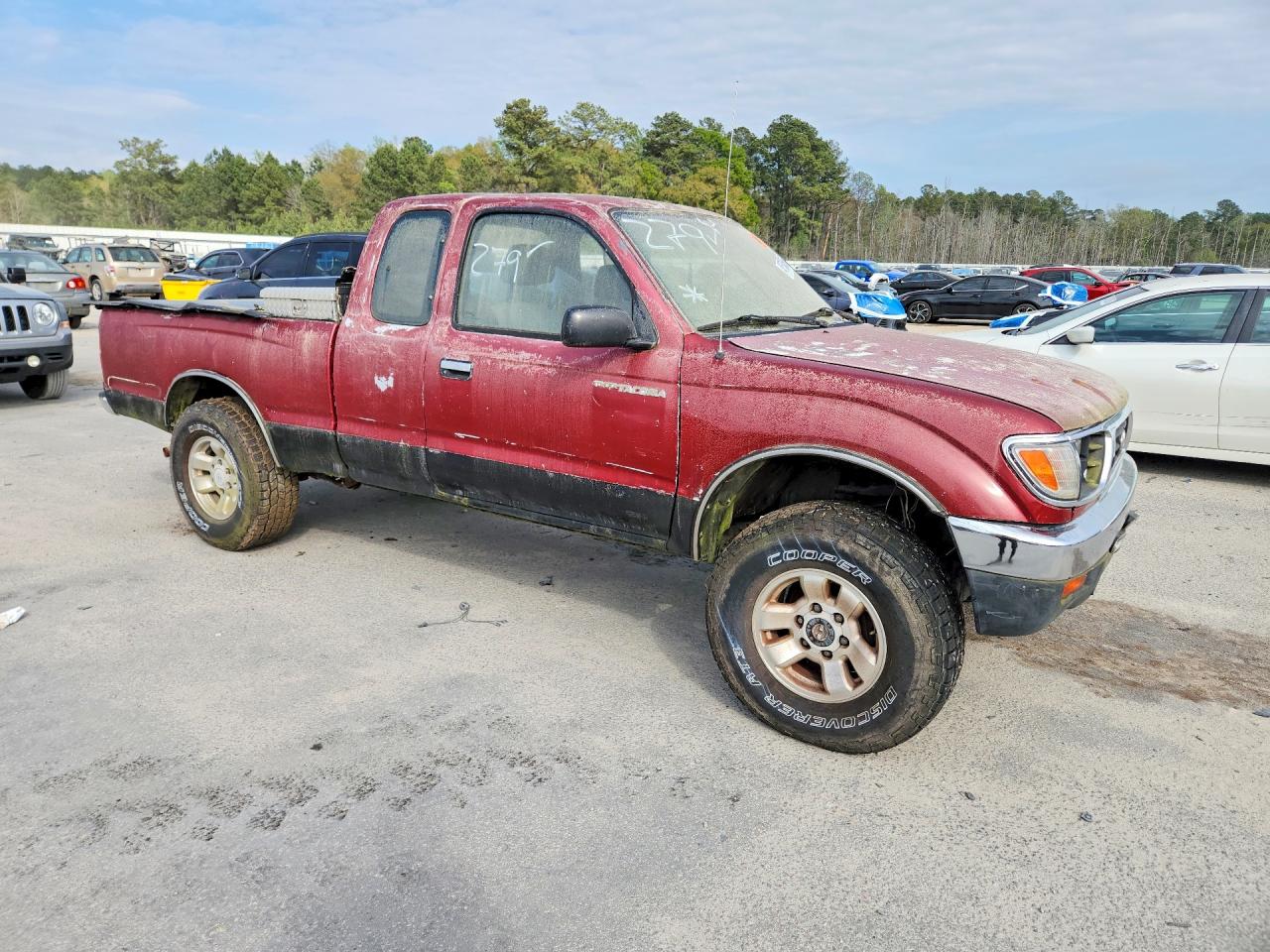 1997 Toyota Tacoma Красный vin: 4TAWM72N8VZ307883