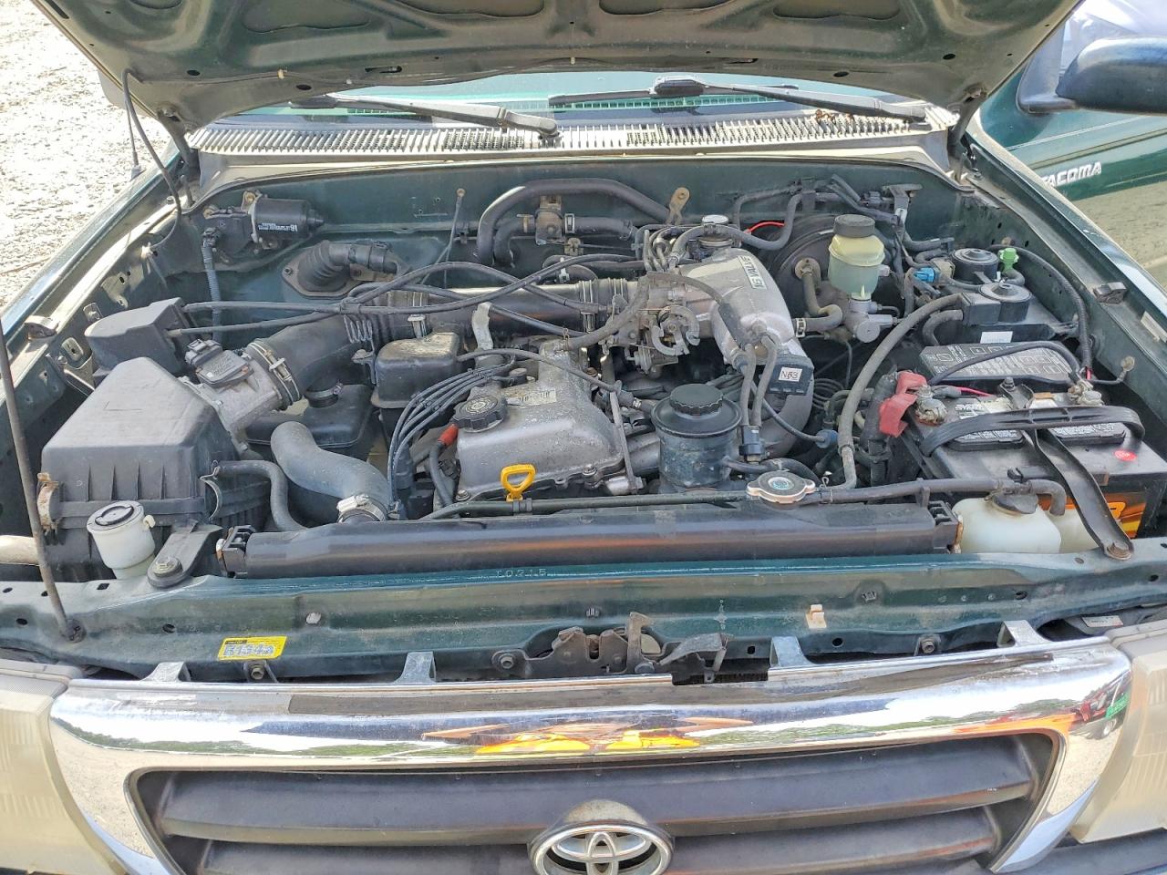 1999 Toyota Tacoma Xtracab Green vin: 4TAWM72N8XZ417741