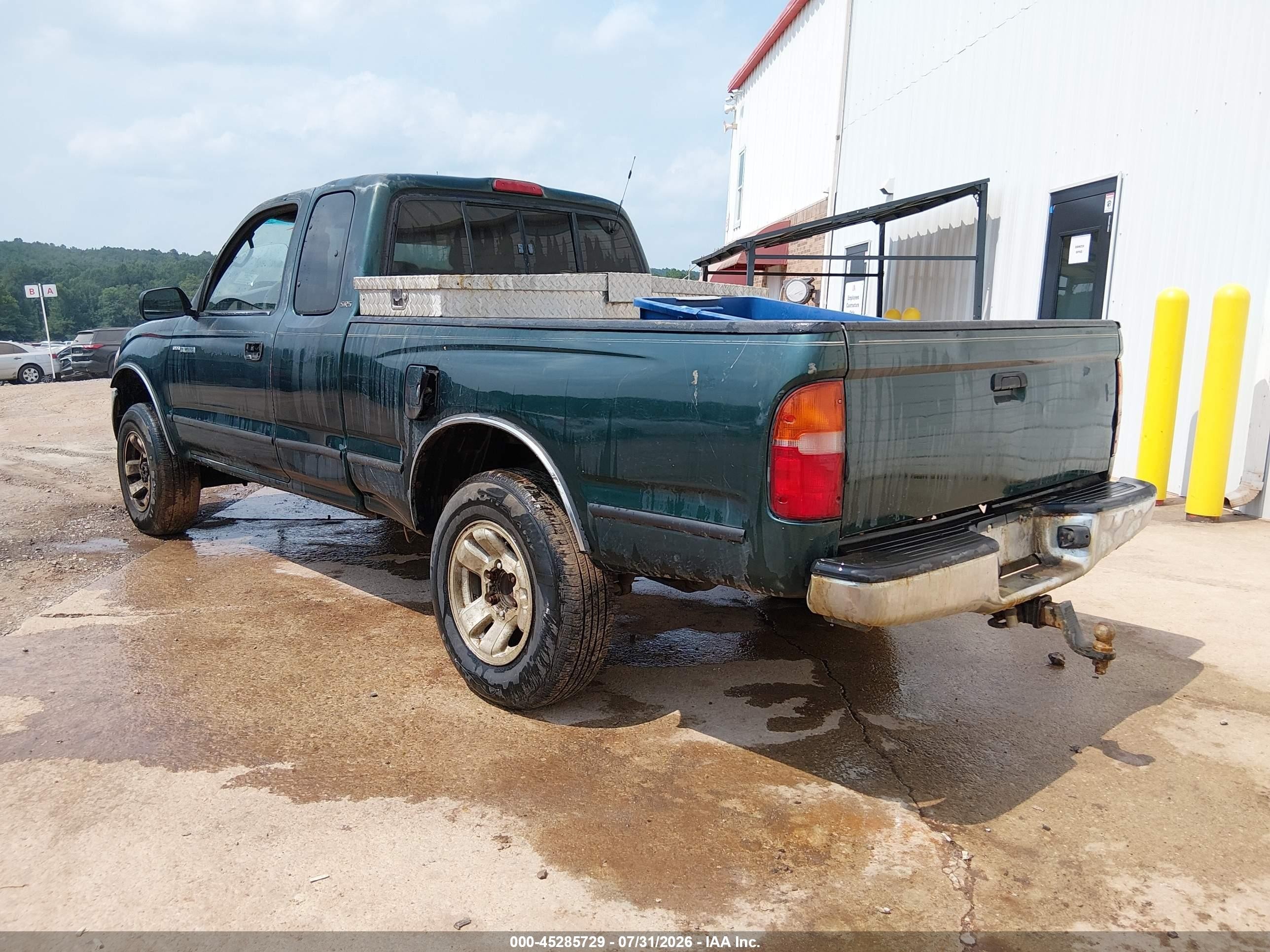 1999 Toyota Tacoma   Green vin: 4TAWM72N9XZ446262