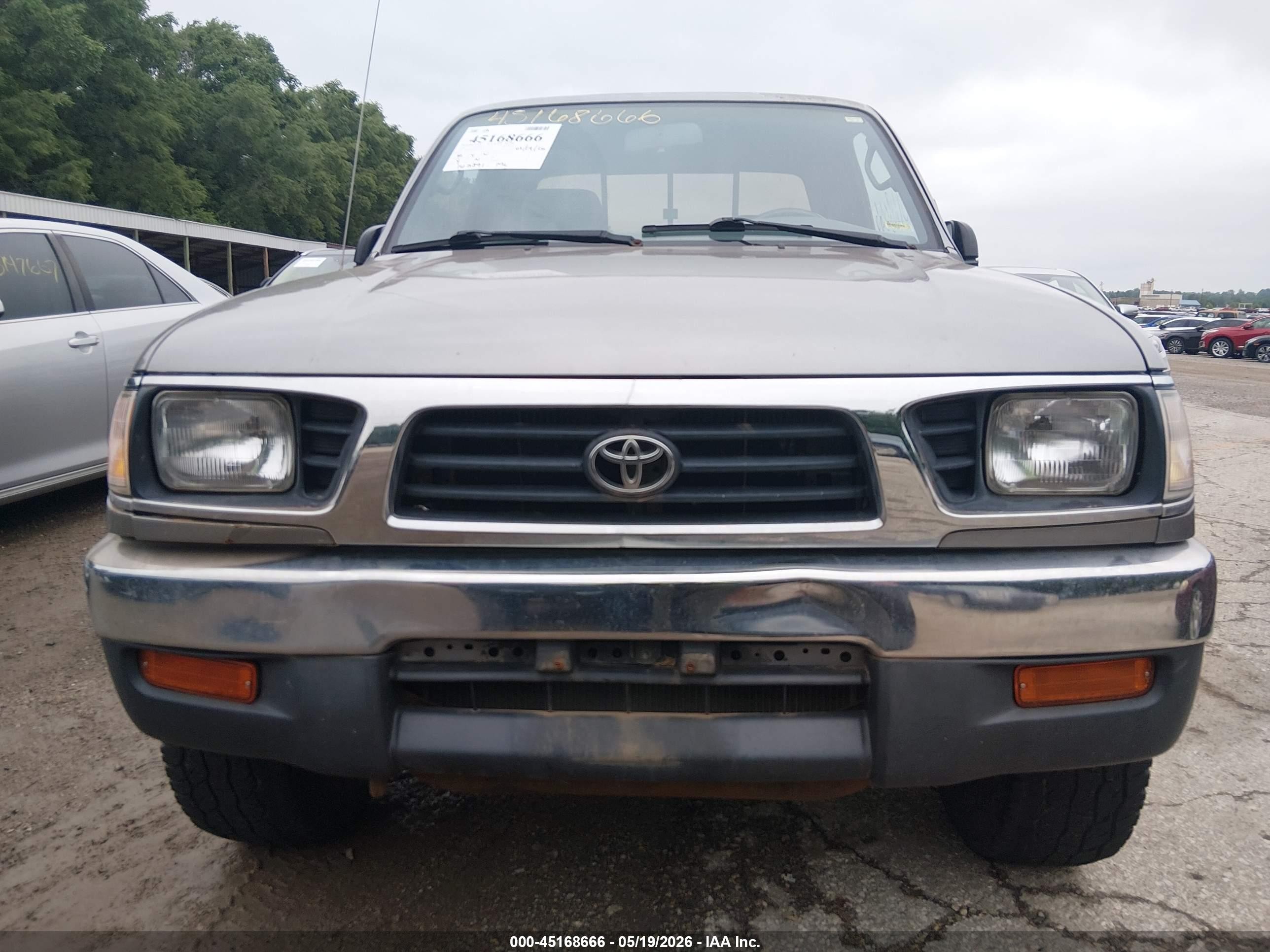 1996 Toyota Tacoma Xtracab Gray vin: 4TAWM72NXTZ210715
