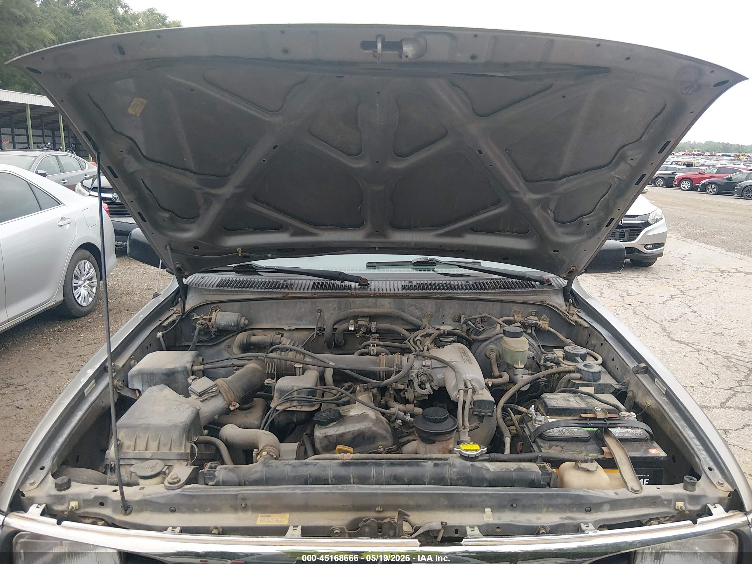 1996 Toyota Tacoma Xtracab Gray vin: 4TAWM72NXTZ210715