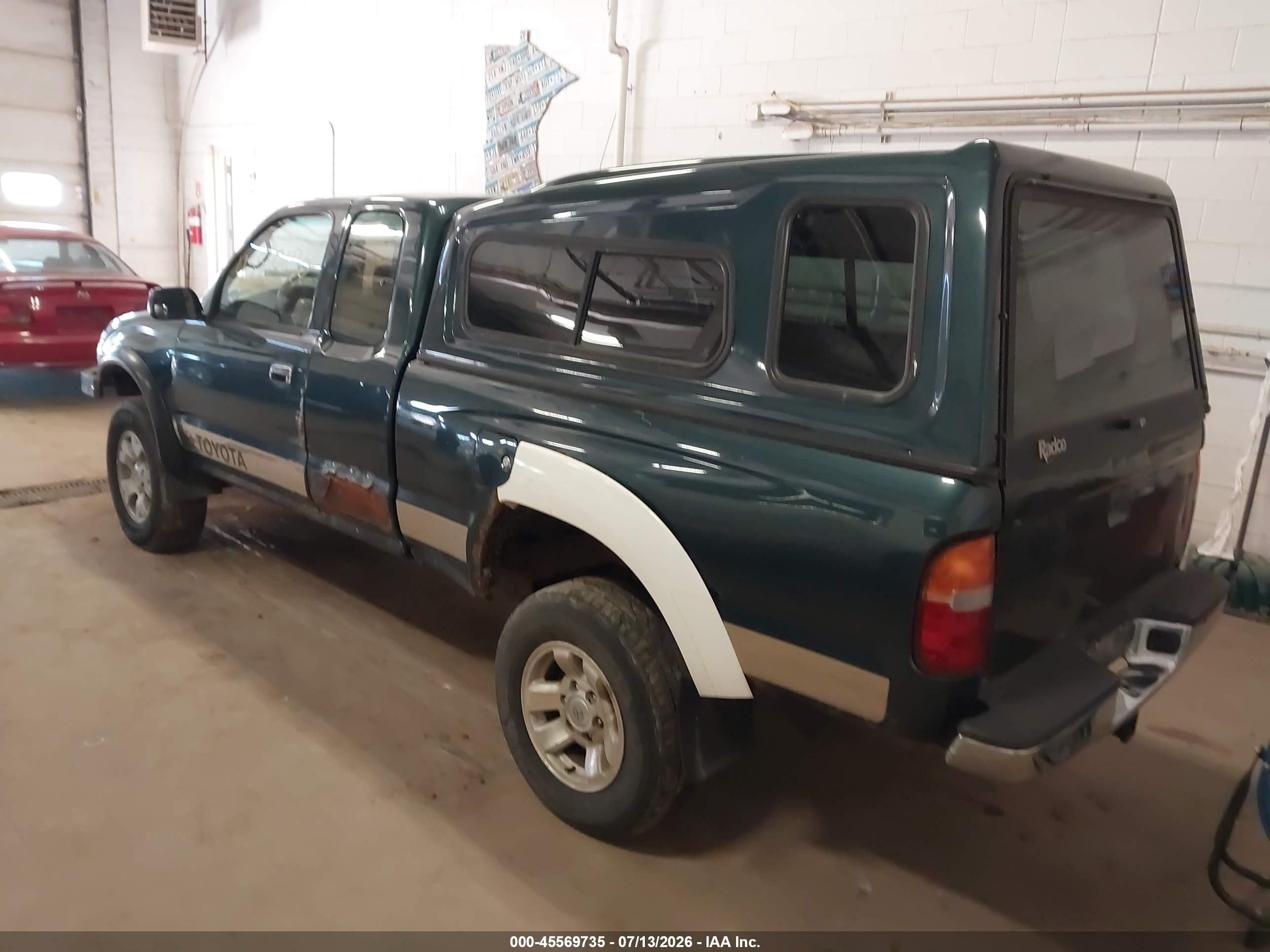 1997 Toyota Tacoma   Green vin: 4TAWM72NXVZ282257