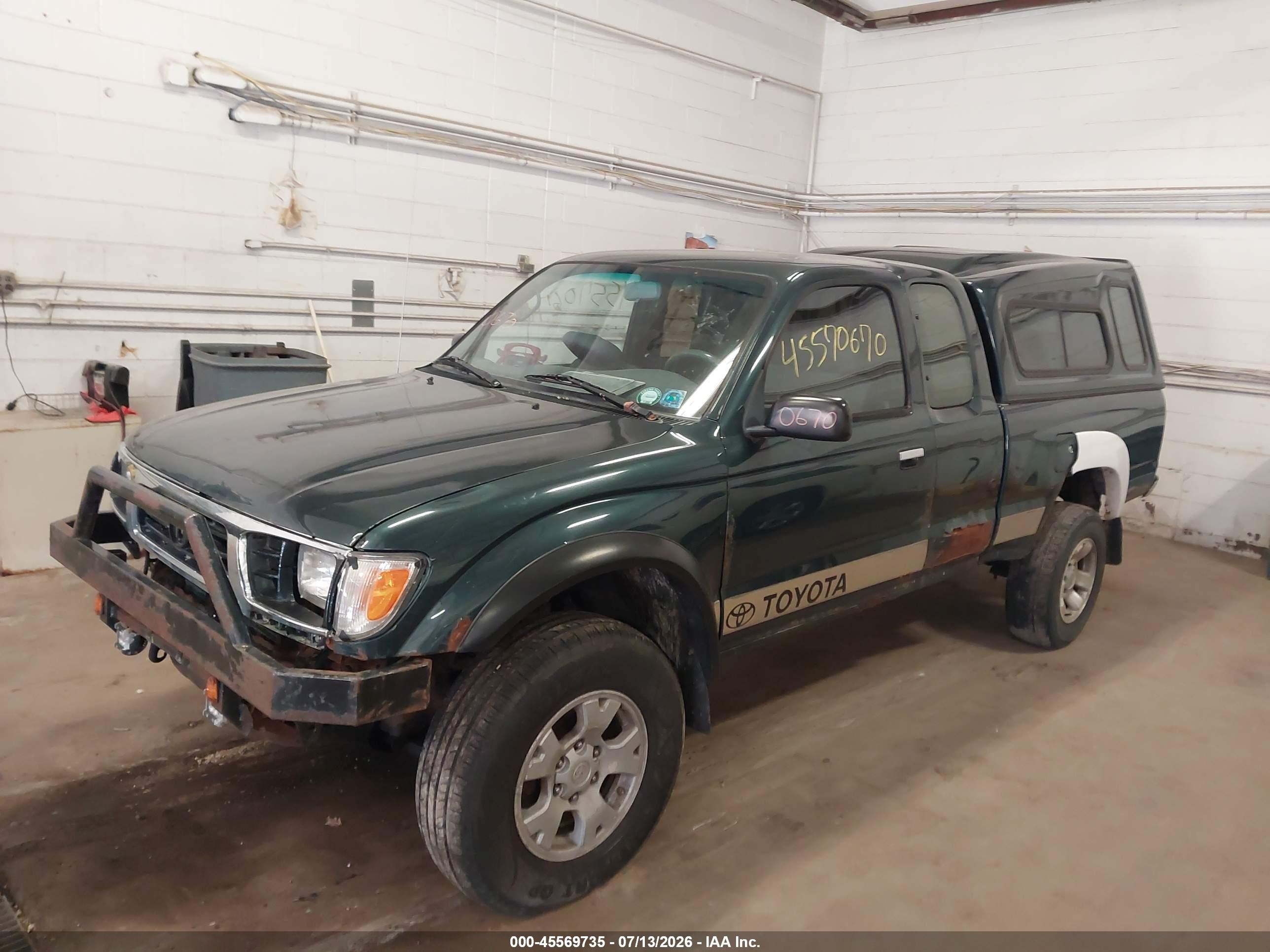 1997 Toyota Tacoma   Green vin: 4TAWM72NXVZ282257