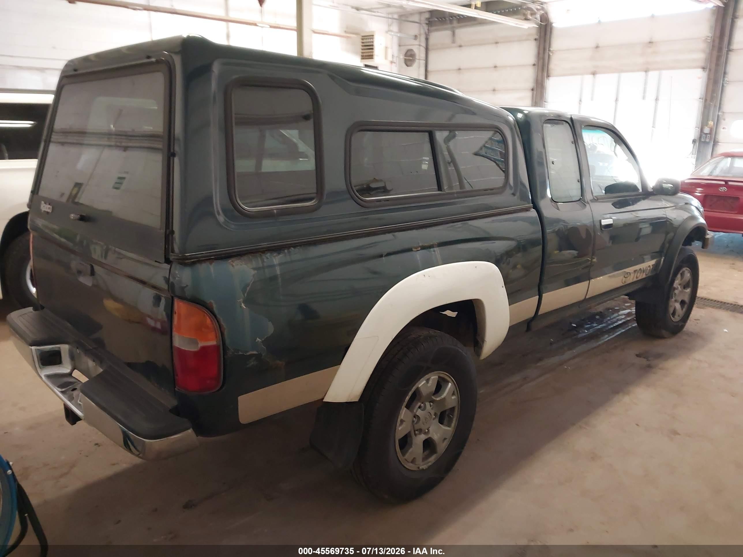 1997 Toyota Tacoma   Green vin: 4TAWM72NXVZ282257