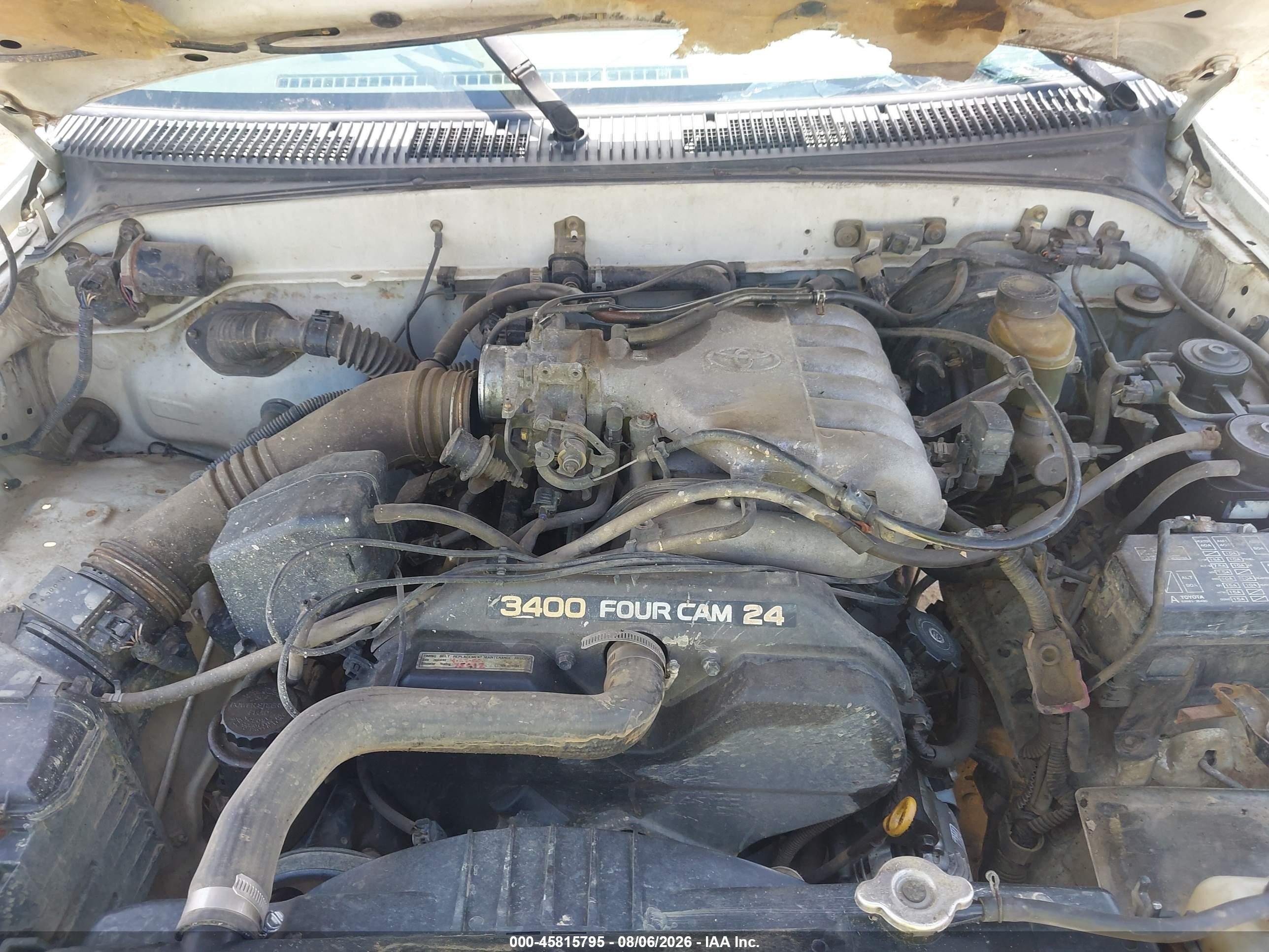 1996 Toyota Tacoma Xtracab White vin: 4TAWN72N0TZ198815