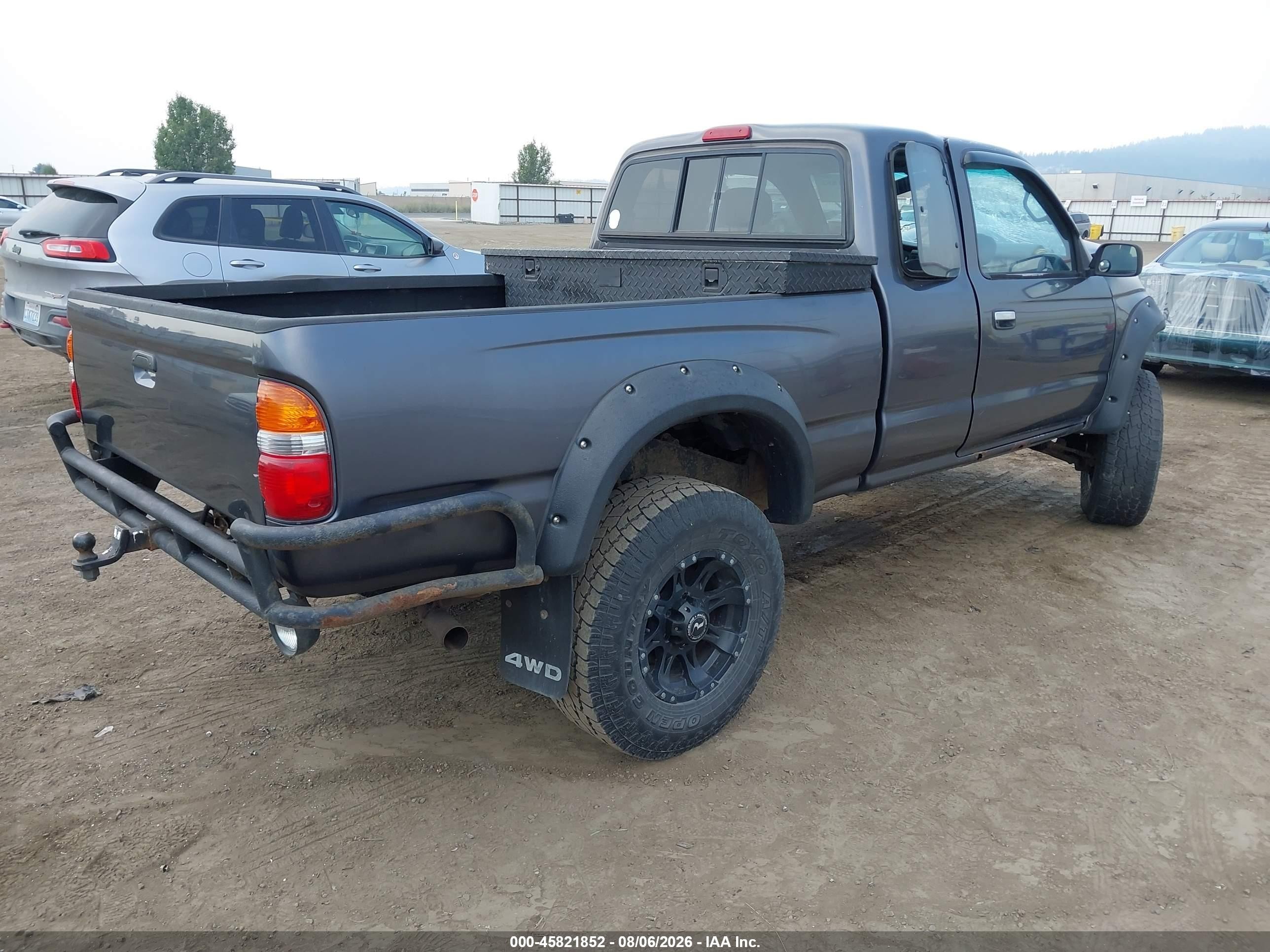 1998 Toyota Tacoma Base V6 Серый vin: 4TAWN72N0WZ015403