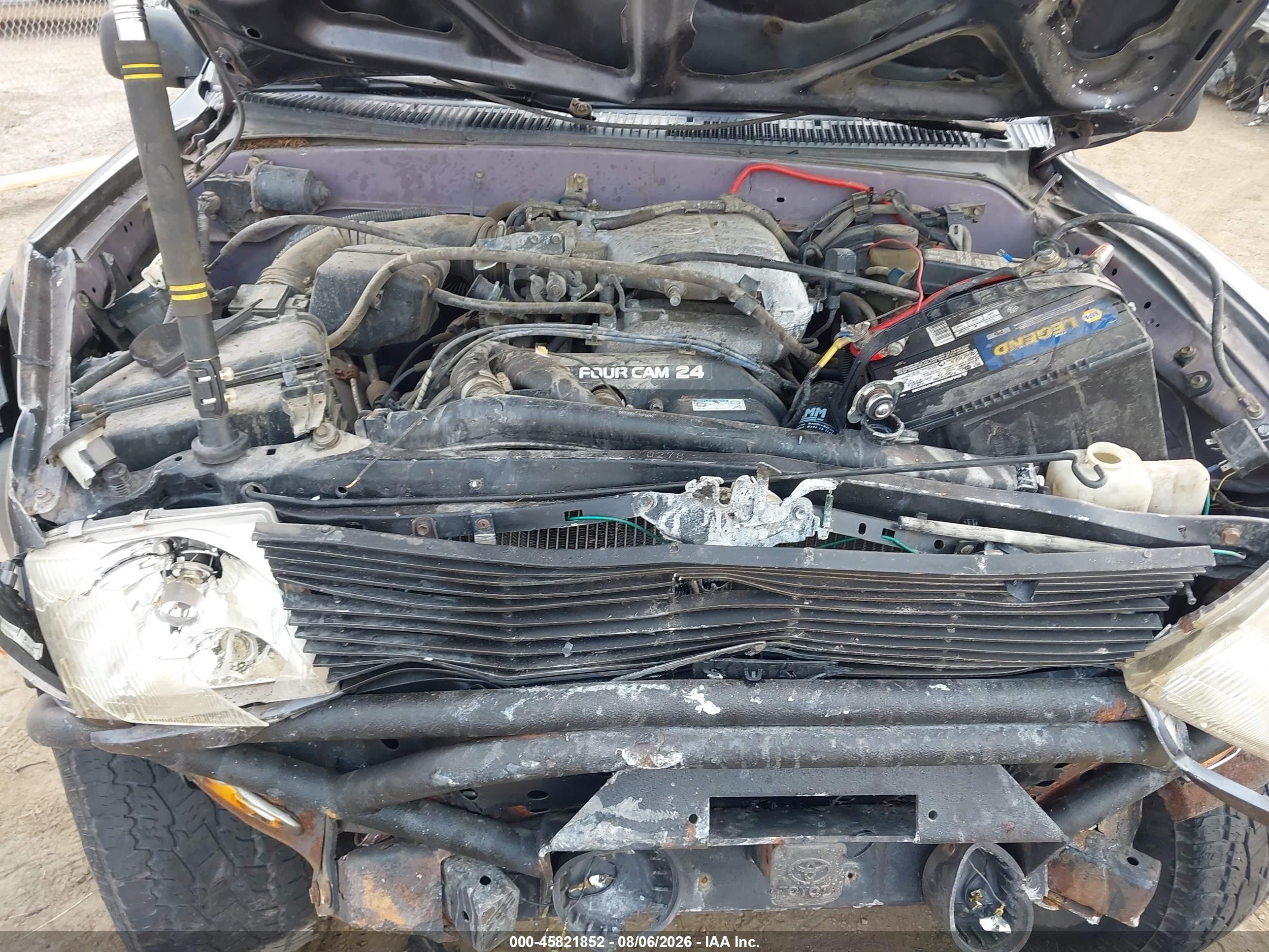 1998 Toyota Tacoma Base V6 Серый vin: 4TAWN72N0WZ015403