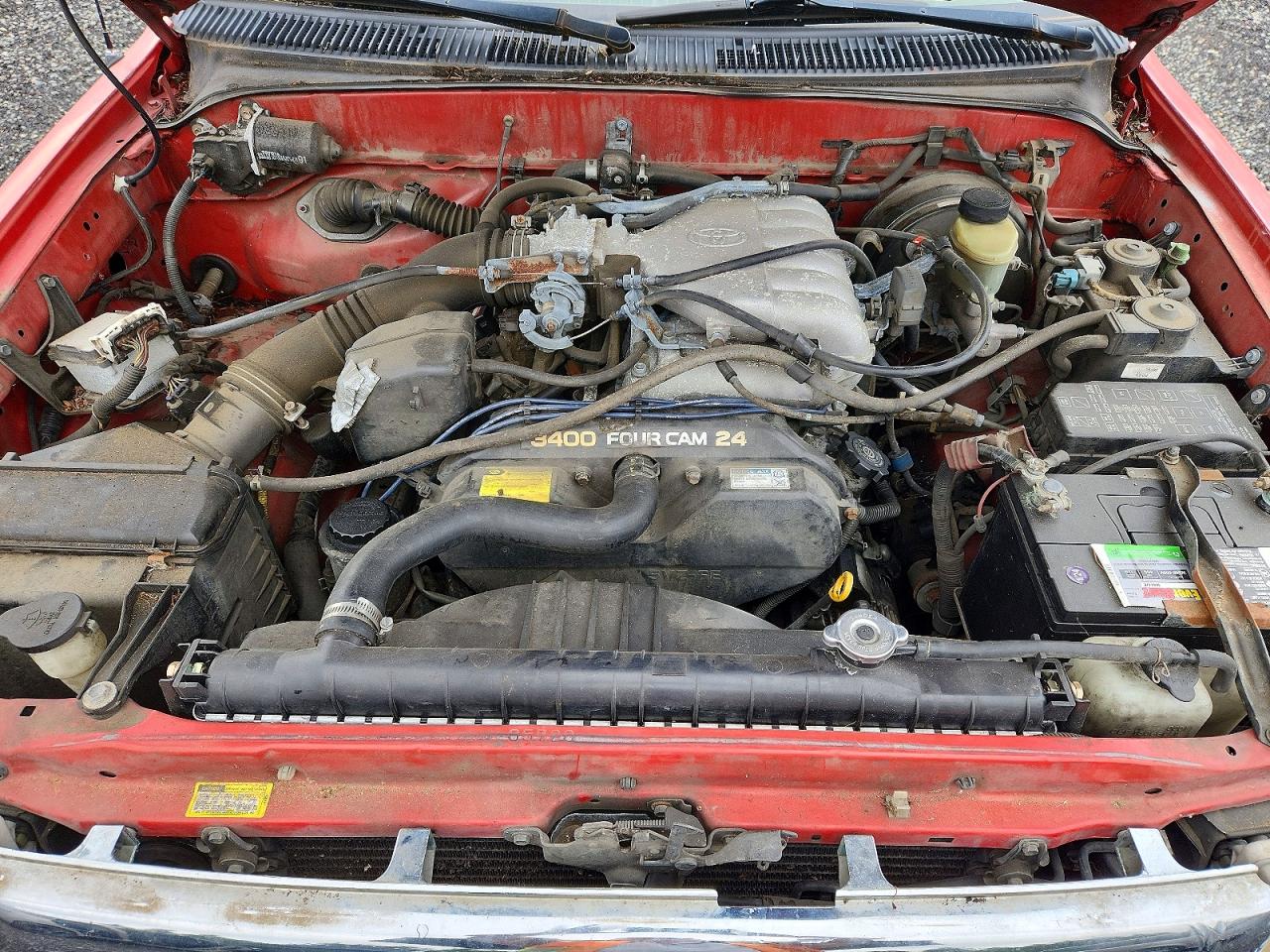 2000 Toyota Tacoma Xtracab Красный vin: 4TAWN72N0YZ648213