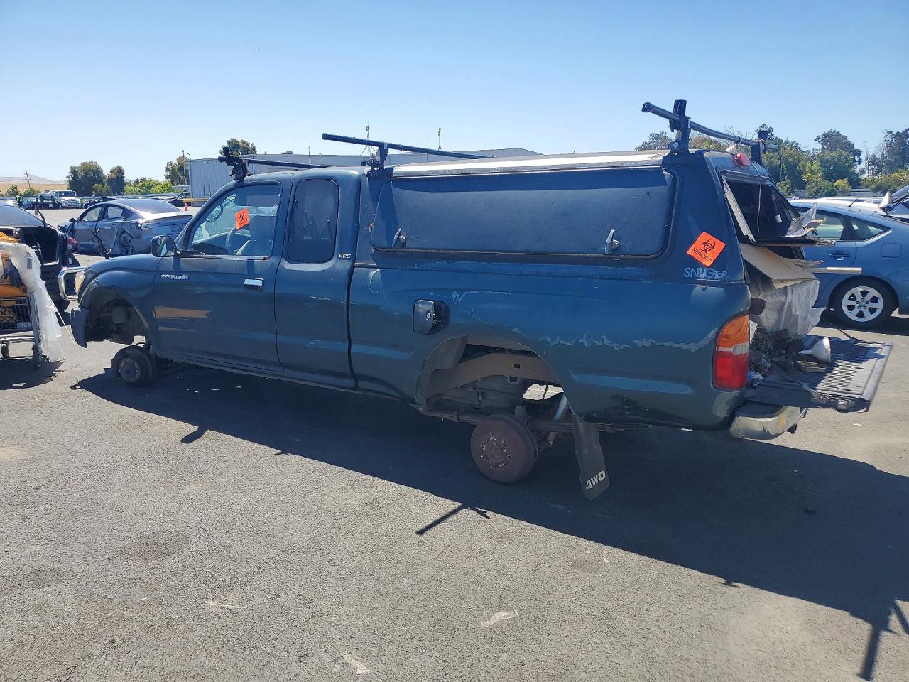 1998 Toyota Tacoma Xtracab Green vin: 4TAWN72N1WZ049415