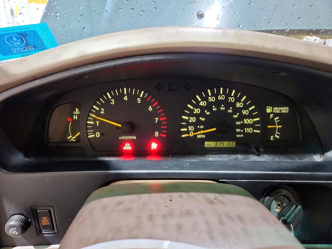 1998 Toyota Tacoma Xtracab Green vin: 4TAWN72N1WZ074668