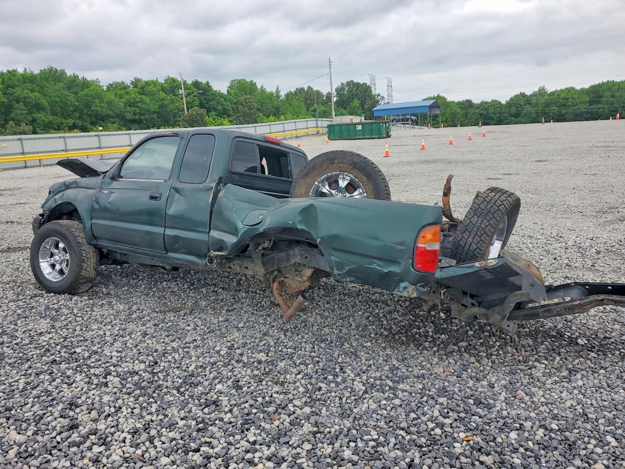 1999 Toyota Tacoma Xtracab Green vin: 4TAWN72N1XZ474103
