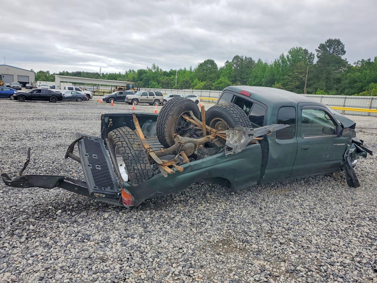 1999 Toyota Tacoma Xtracab Green vin: 4TAWN72N1XZ474103