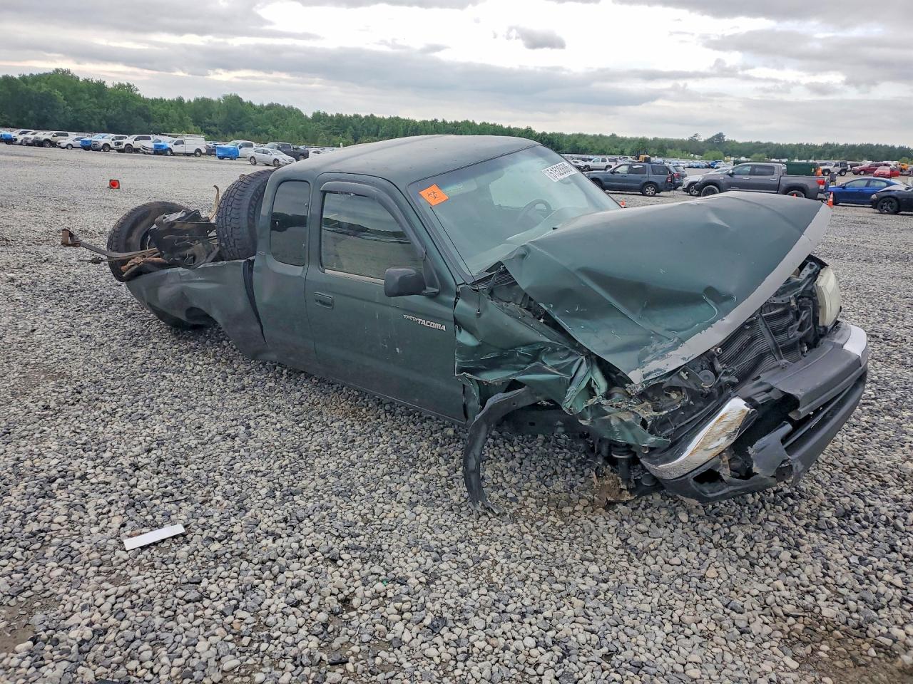 1999 Toyota Tacoma Xtracab Green vin: 4TAWN72N1XZ474103
