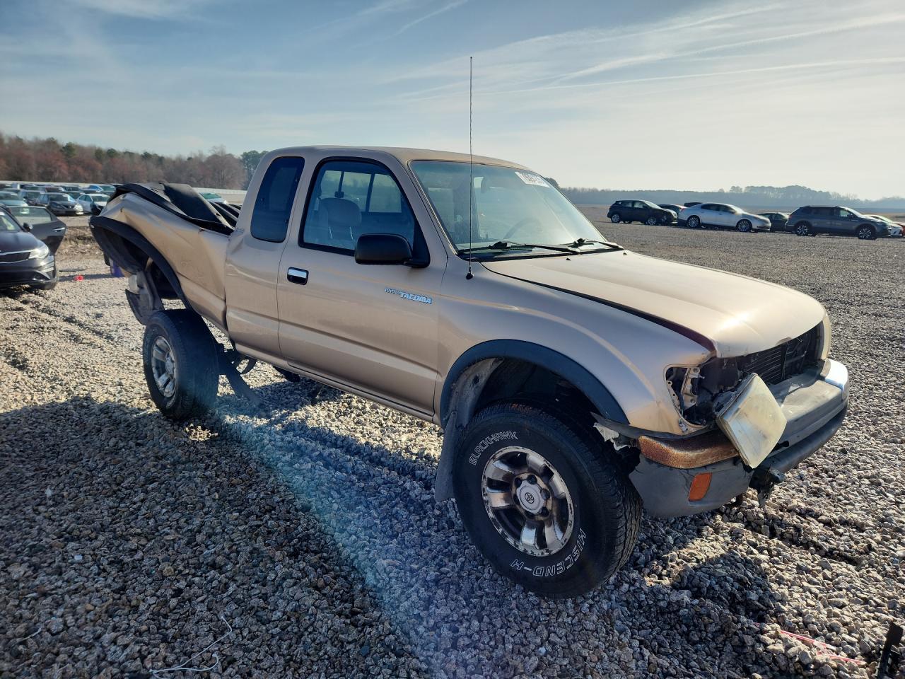 1999 Toyota Tacoma V6 Tan vin: 4TAWN72N1XZ515457