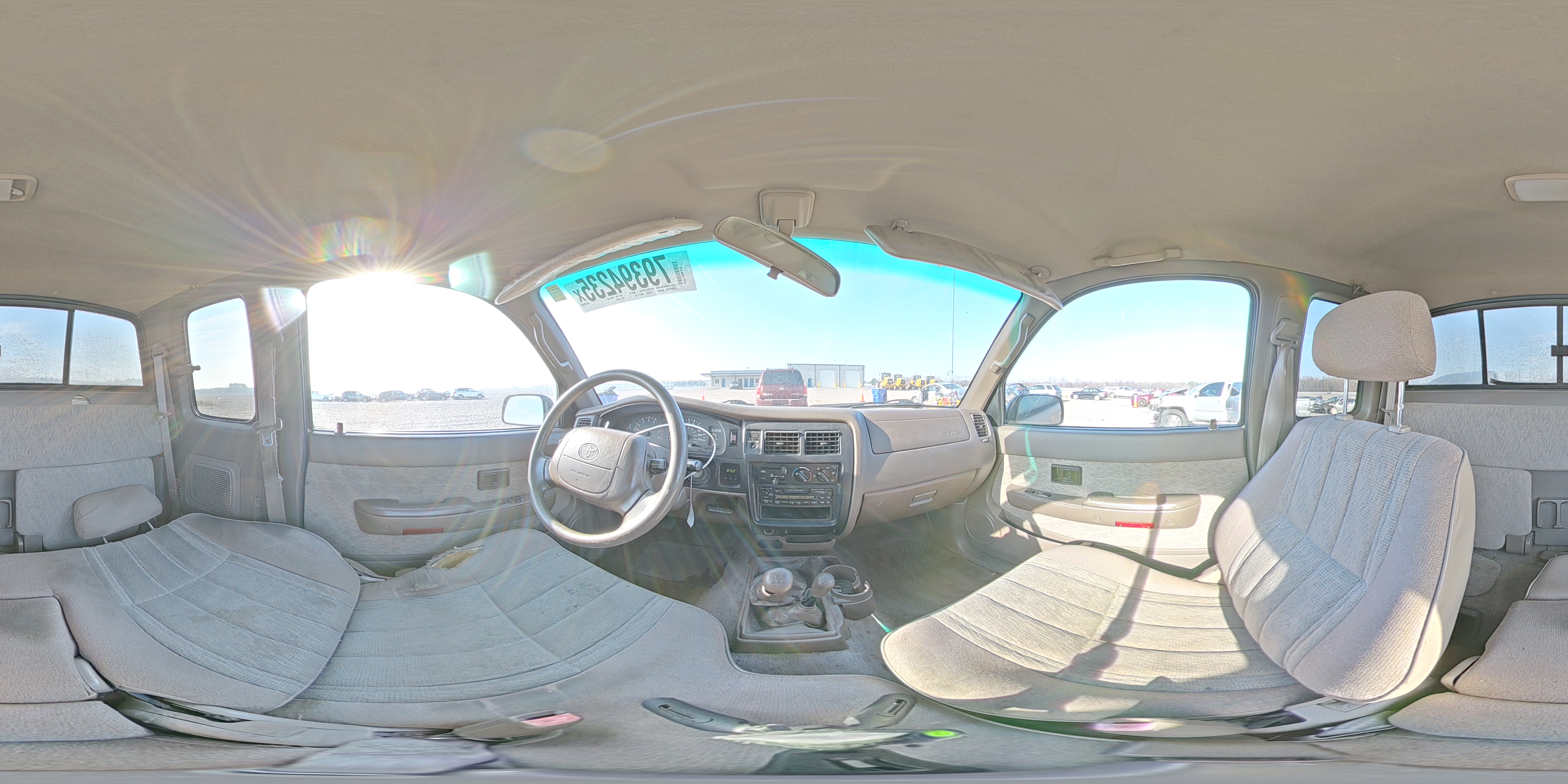 1999 Toyota Tacoma V6 Tan vin: 4TAWN72N1XZ515457