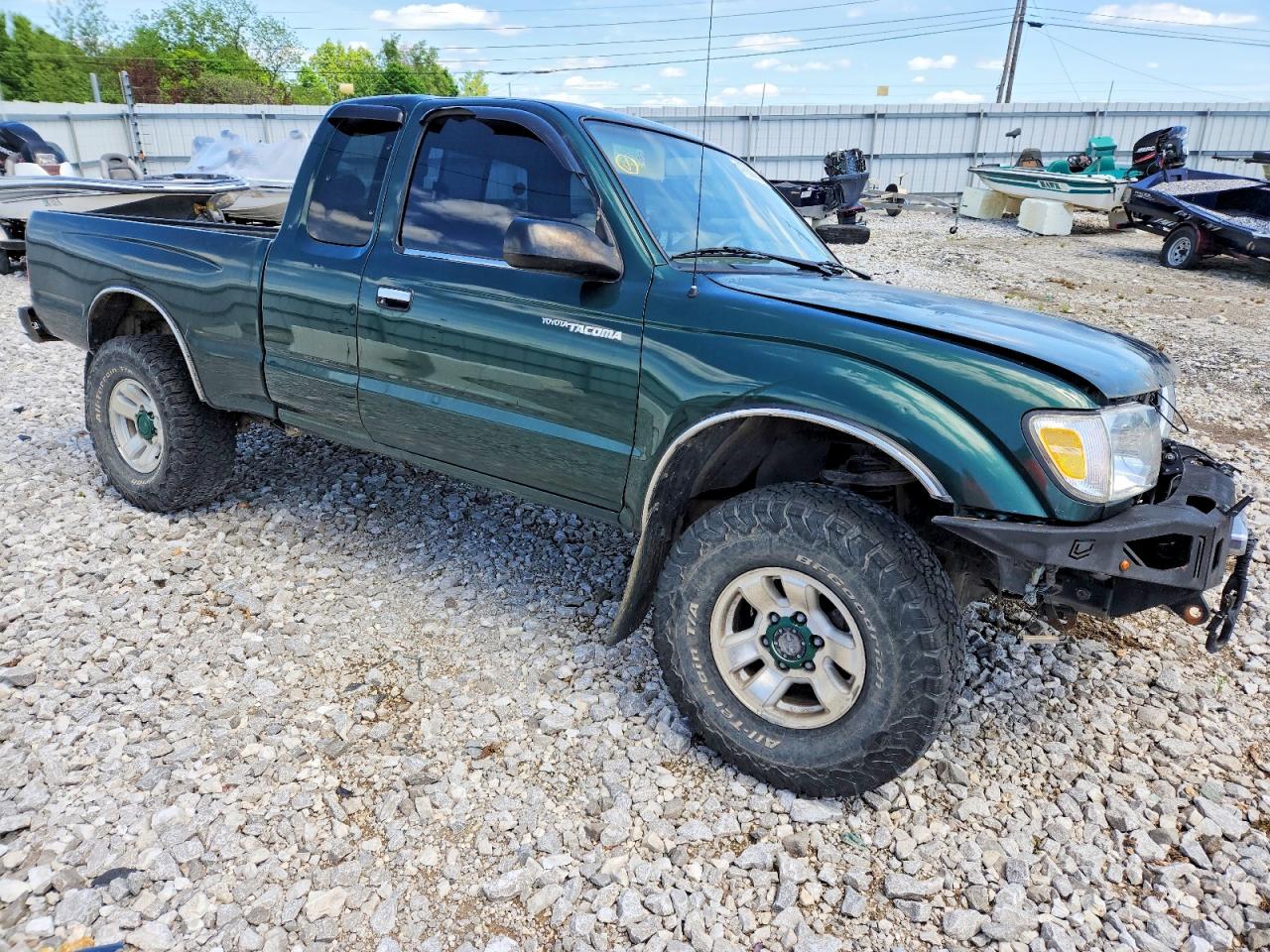 2000 Toyota Tacoma V6 Green vin: 4TAWN72N1YZ655137