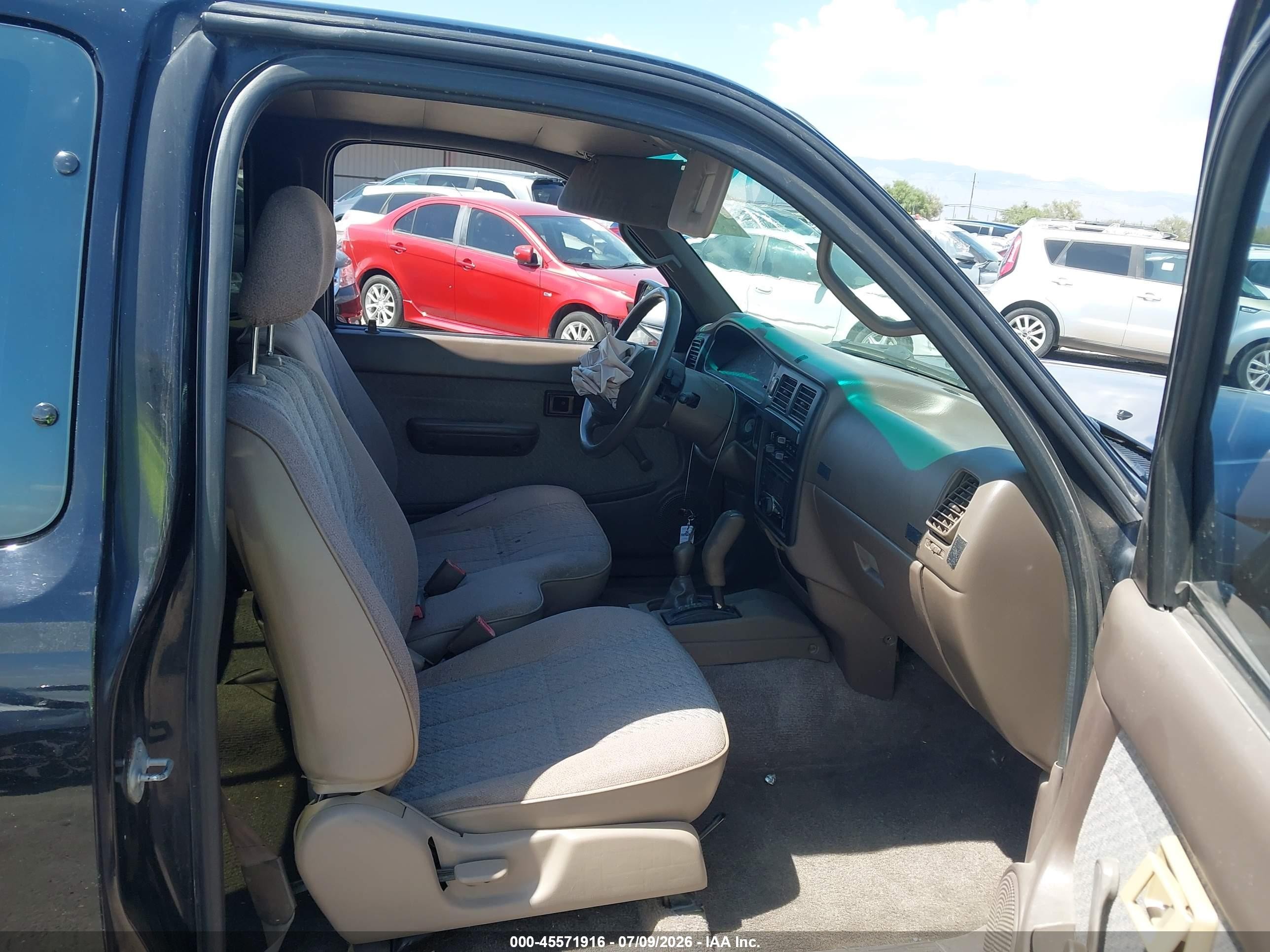 1996 Toyota Tacoma Xtracab Black vin: 4TAWN72N2TZ116275