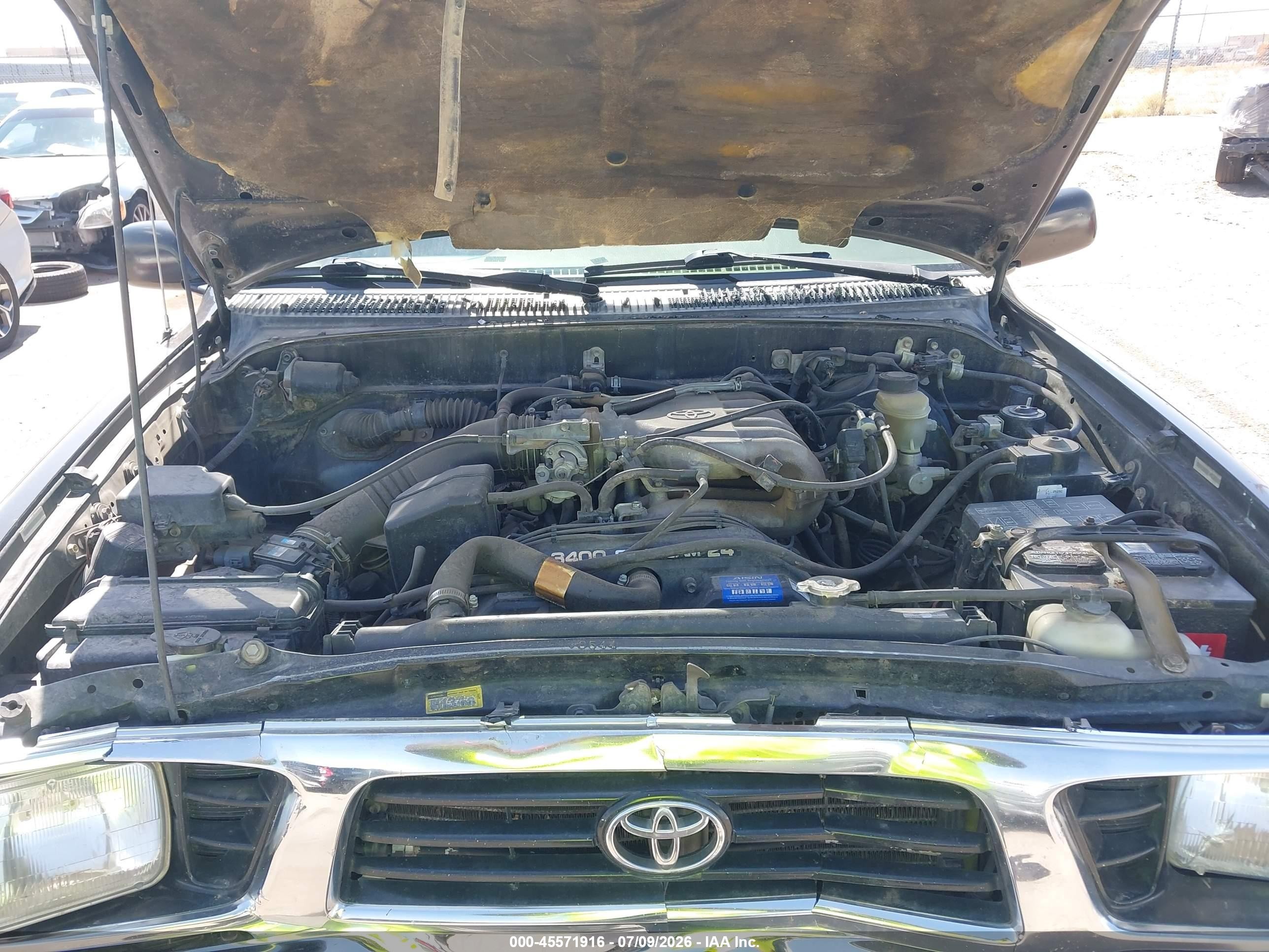 1996 Toyota Tacoma Xtracab Black vin: 4TAWN72N2TZ116275