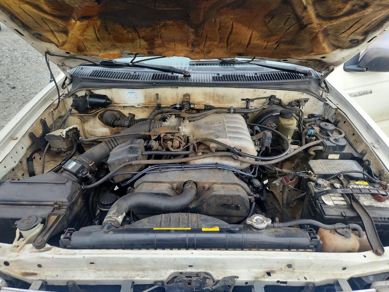 1998 Toyota Tacoma V6 White vin: 4TAWN72N2WZ000160
