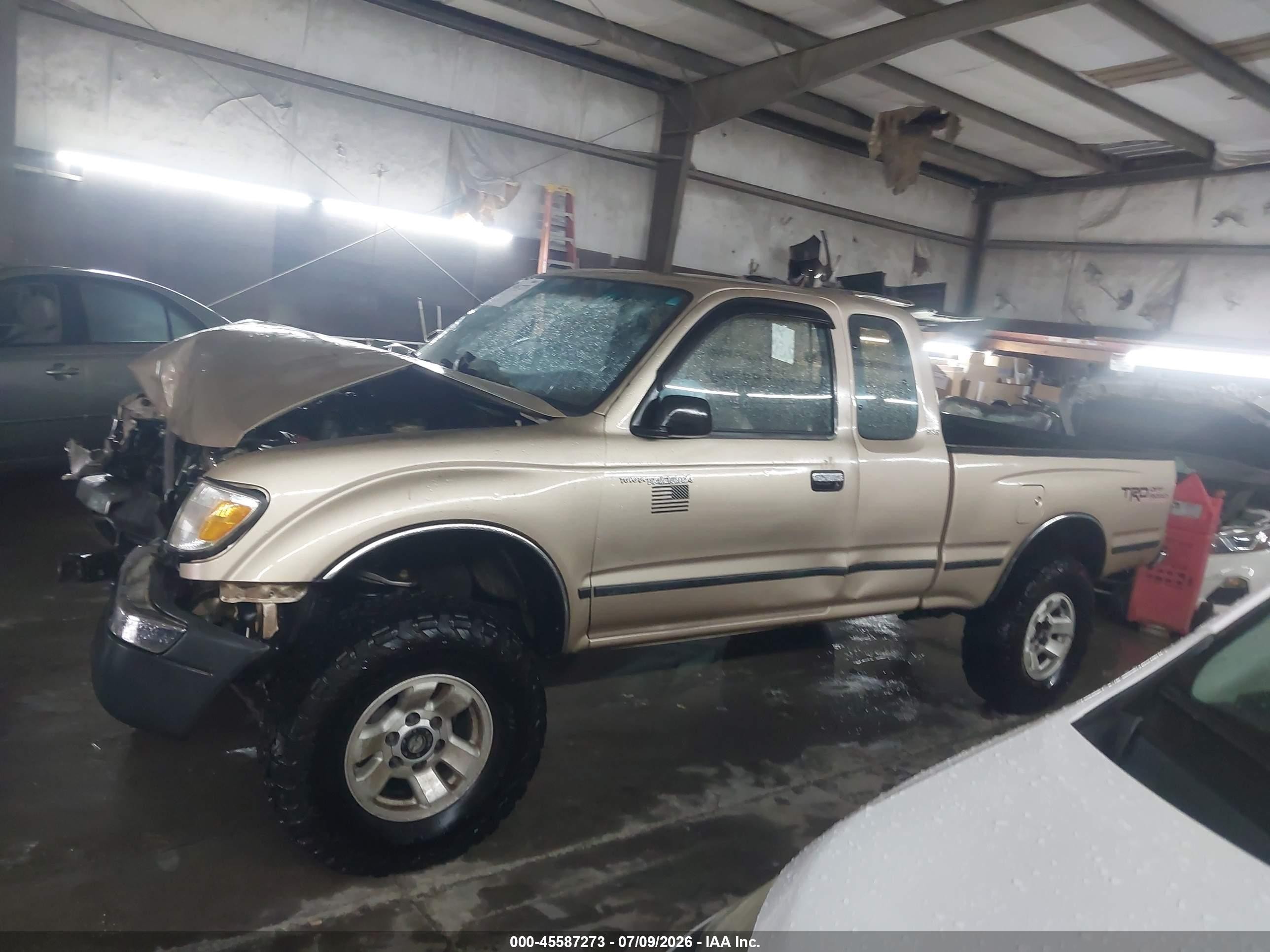 1998 Toyota Tacoma Base V6 Gold vin: 4TAWN72N2WZ083802
