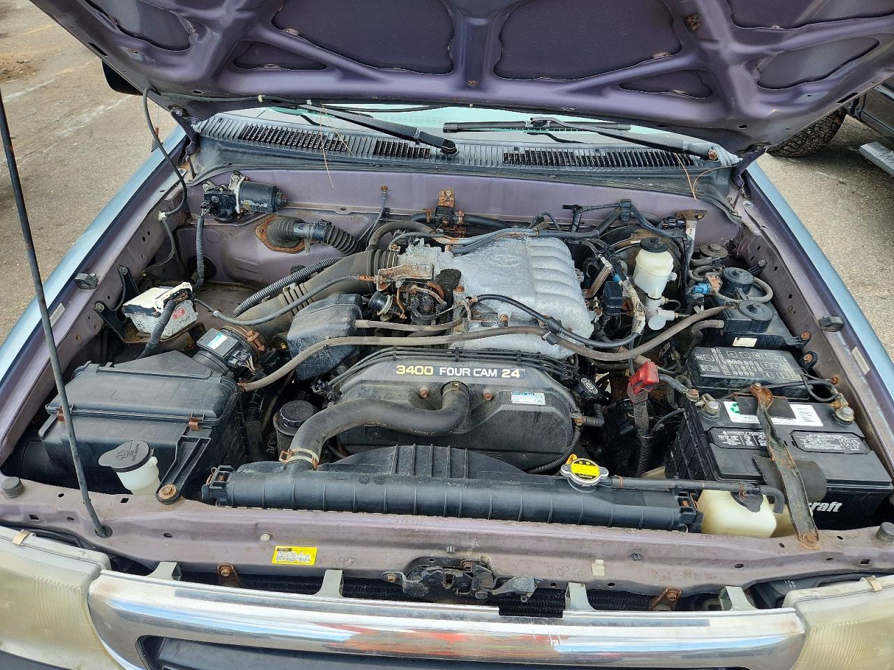 1998 Toyota Tacoma V6 Gray vin: 4TAWN72N3WZ007683