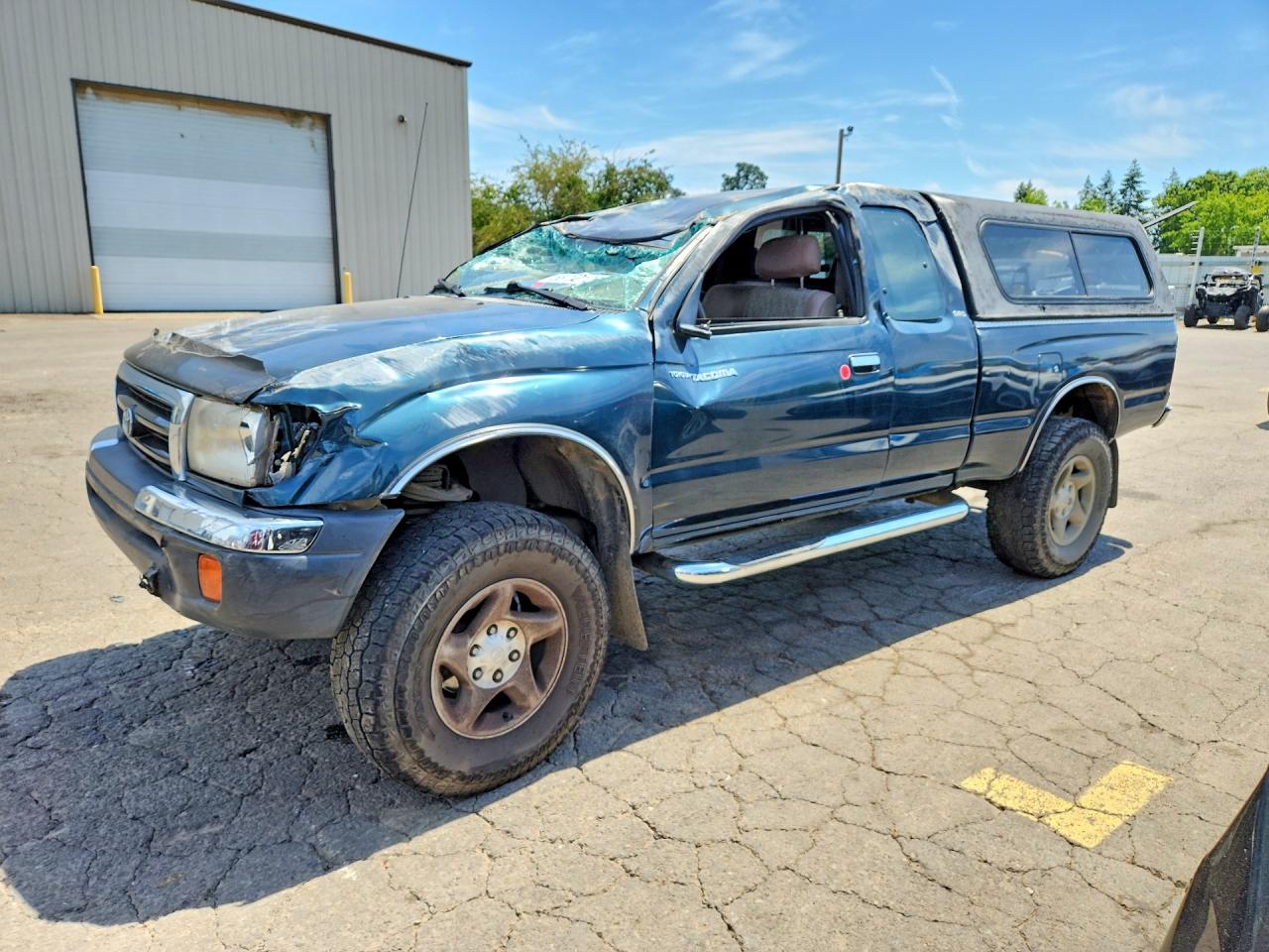 1998 Toyota Tacoma Xtracab Green vin: 4TAWN72N3WZ088667