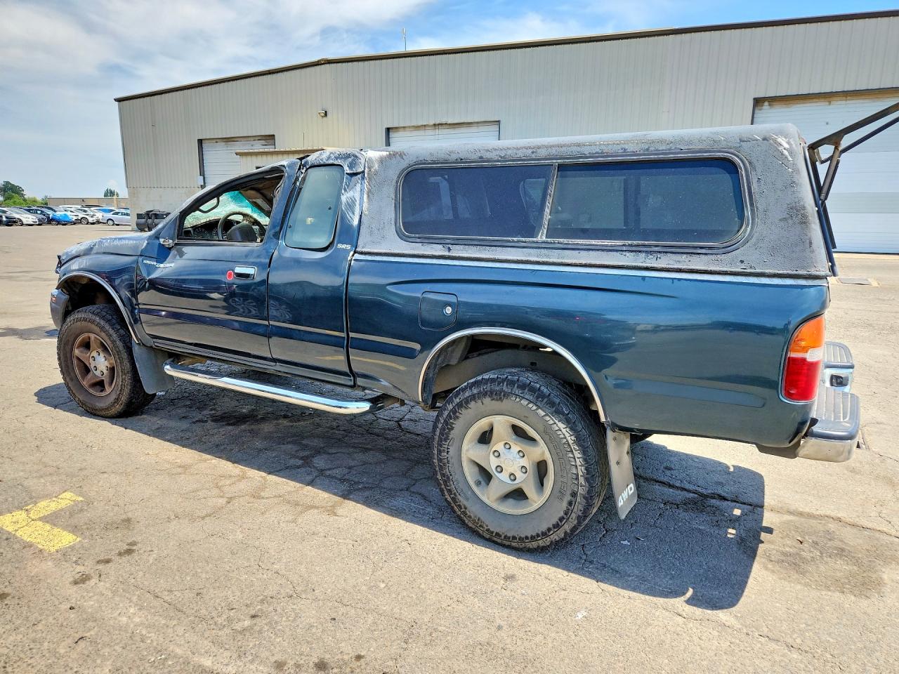 1998 Toyota Tacoma Xtracab Green vin: 4TAWN72N3WZ088667