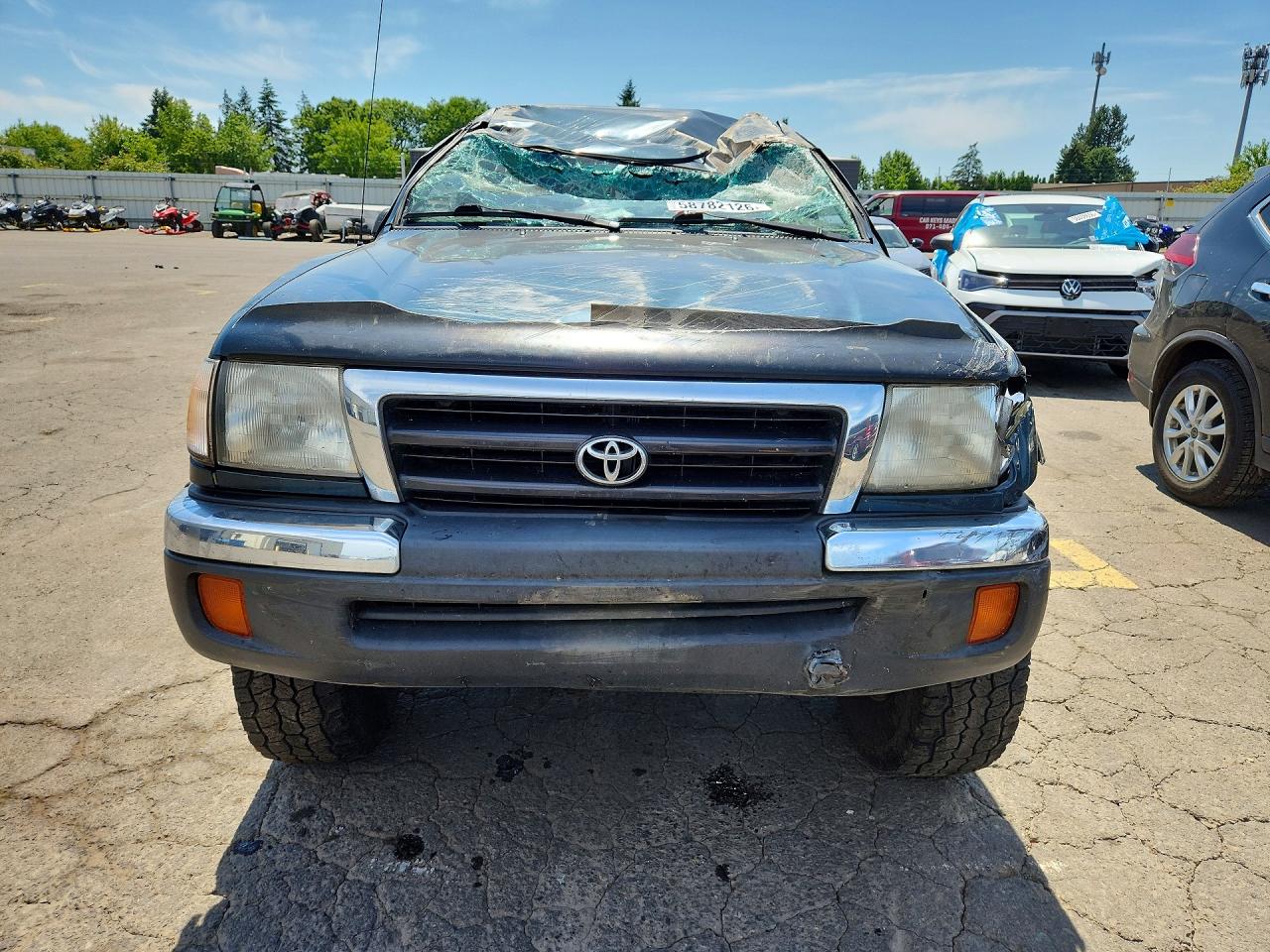 1998 Toyota Tacoma Xtracab Green vin: 4TAWN72N3WZ088667
