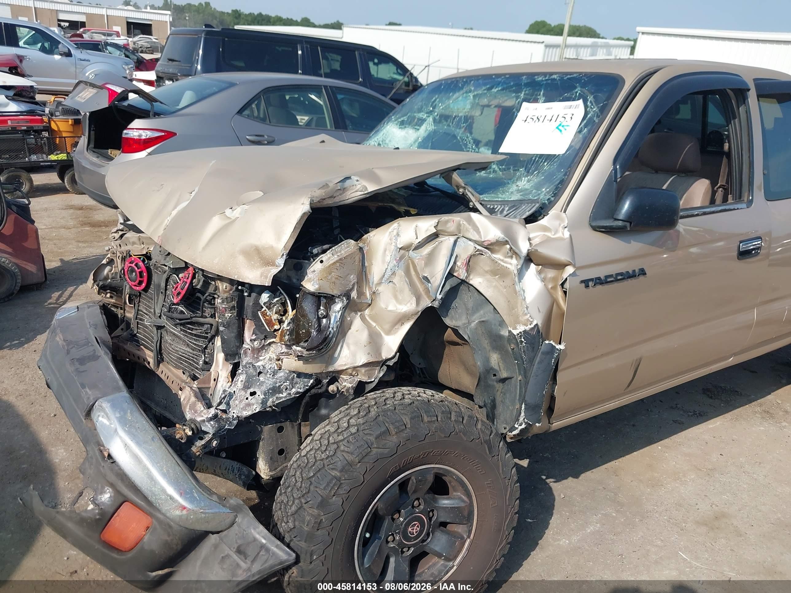 1998 Toyota Tacoma Base V6 Gold vin: 4TAWN72N3WZ135812