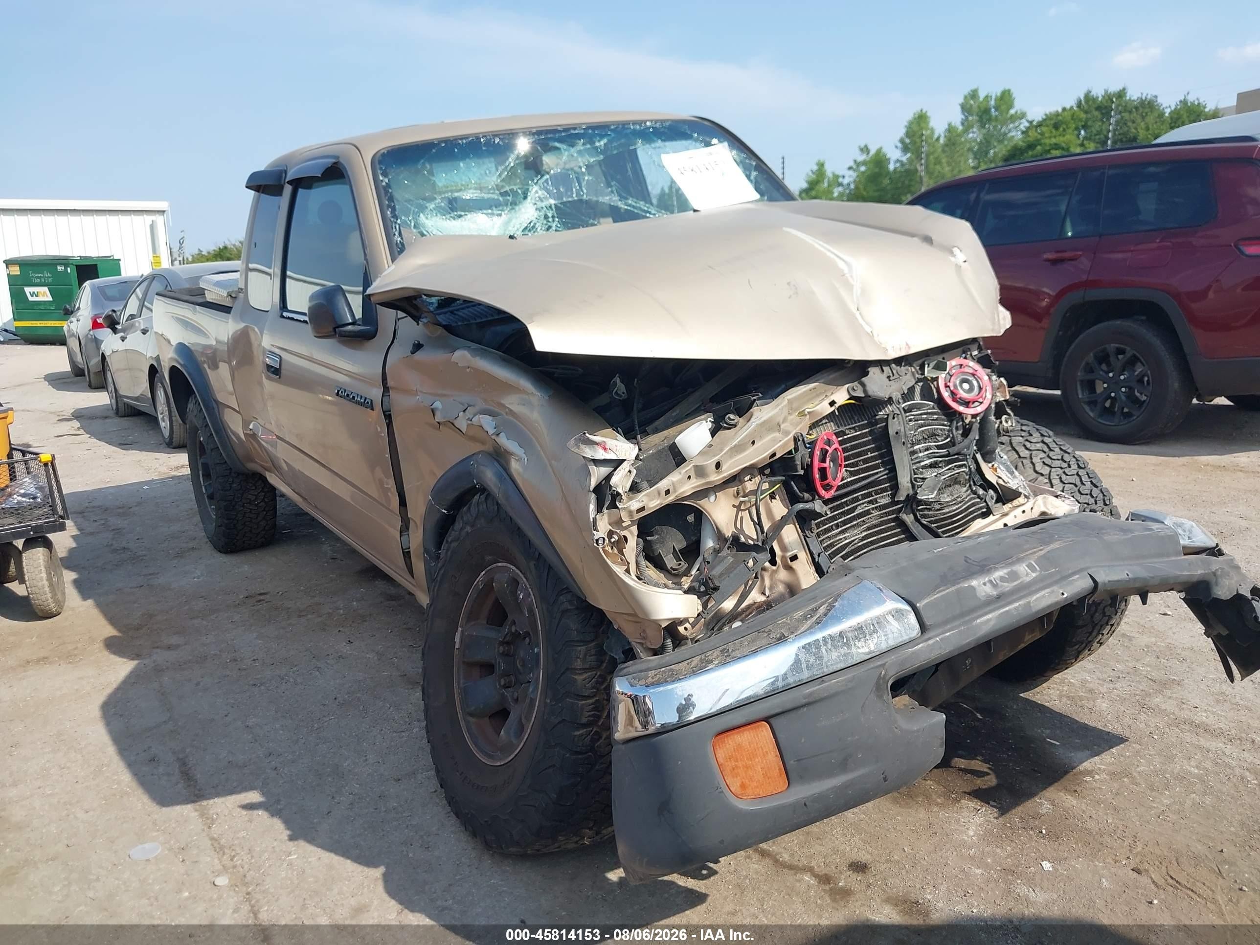 1998 Toyota Tacoma Base V6 Gold vin: 4TAWN72N3WZ135812