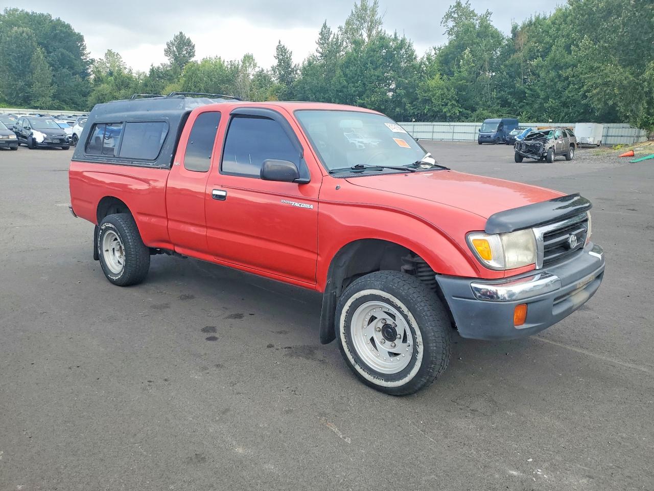 1999 Toyota Tacoma Xtracab Red vin: 4TAWN72N3XZ459361