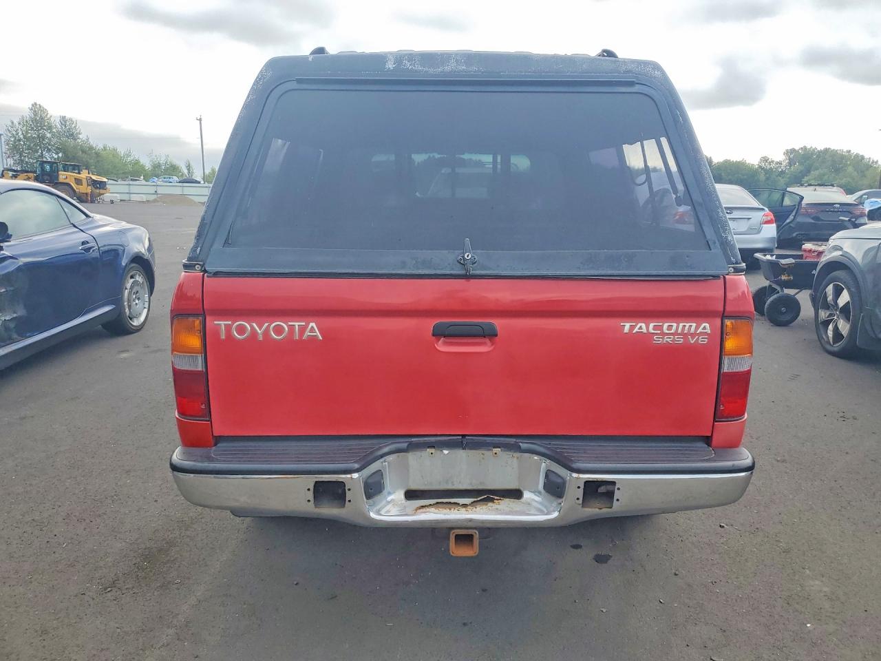 1999 Toyota Tacoma Xtracab Red vin: 4TAWN72N3XZ459361