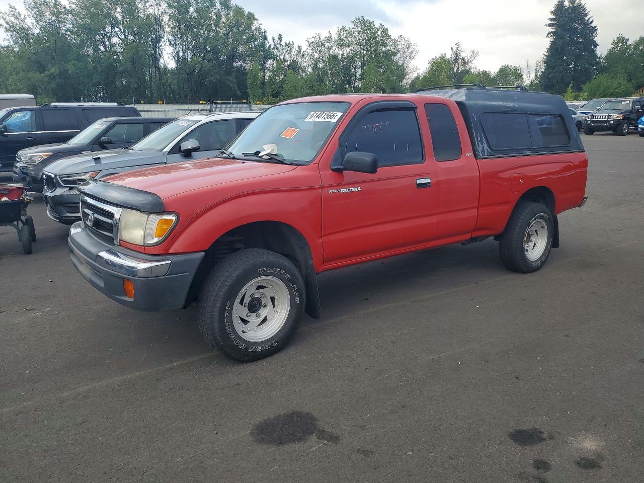 1999 Toyota Tacoma Xtracab Red vin: 4TAWN72N3XZ459361