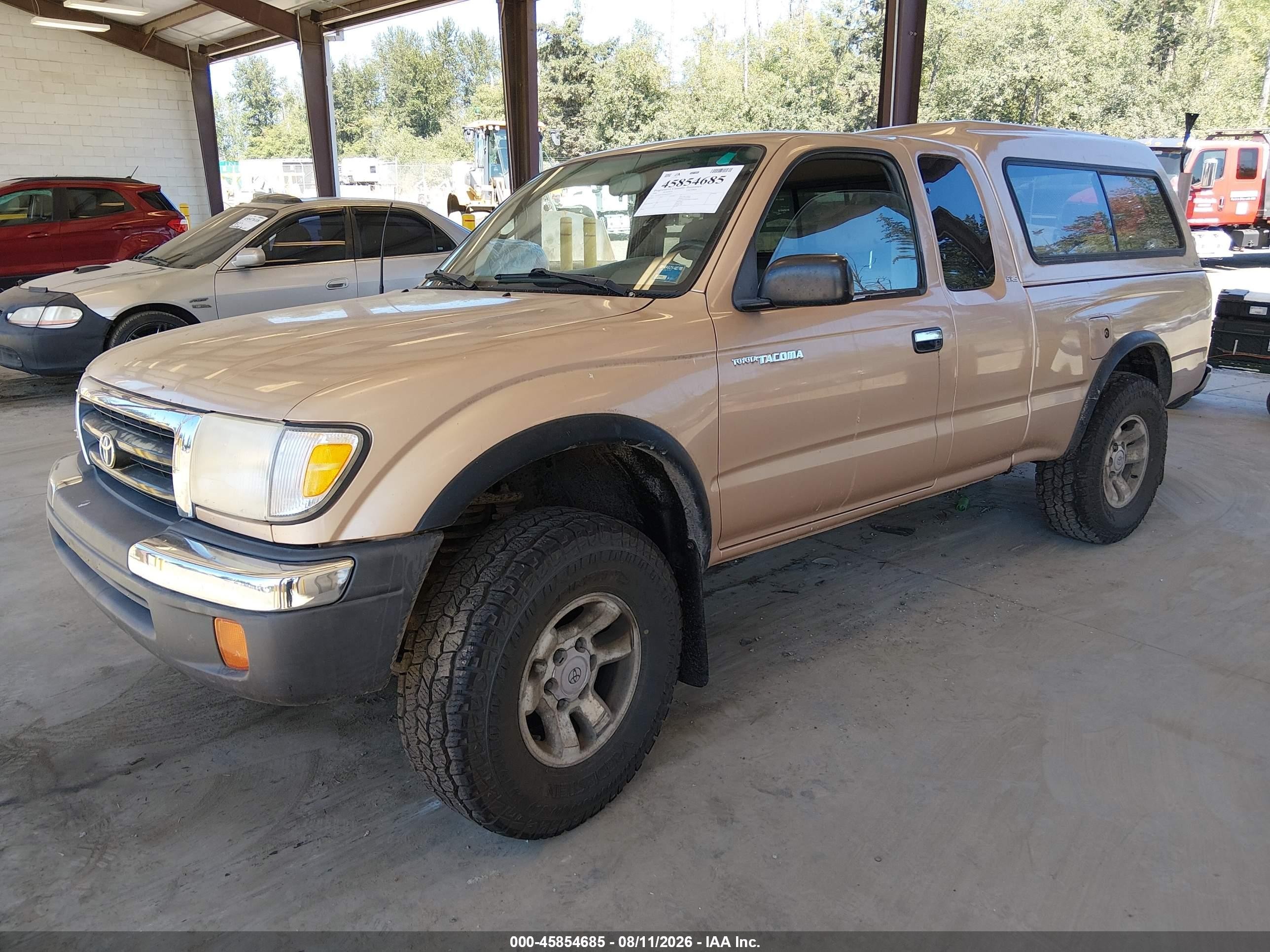 1999 Toyota Tacoma   Gold vin: 4TAWN72N3XZ465015