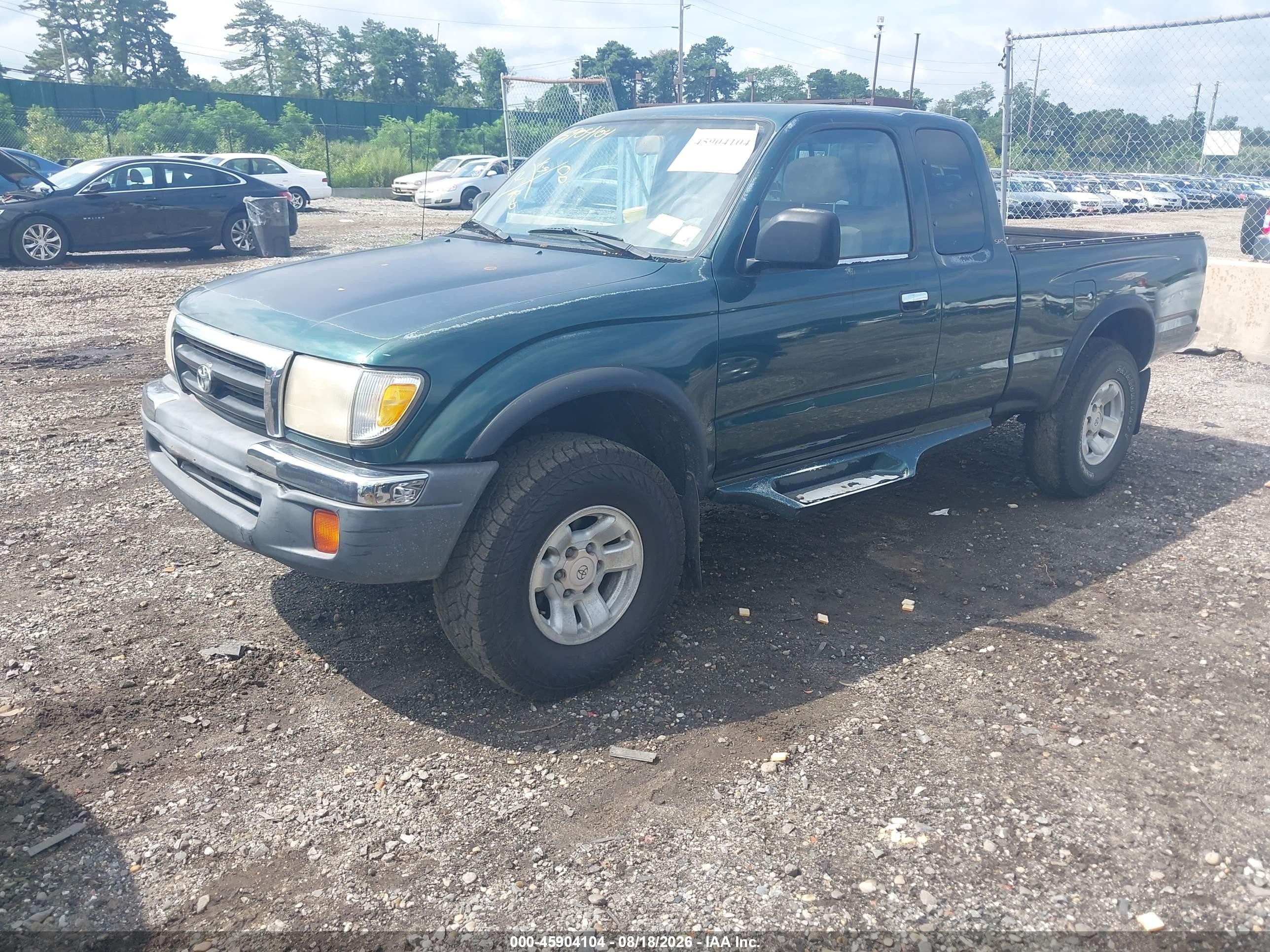 2000 Toyota Tacoma Base V6 Green vin: 4TAWN72N3YZ637237