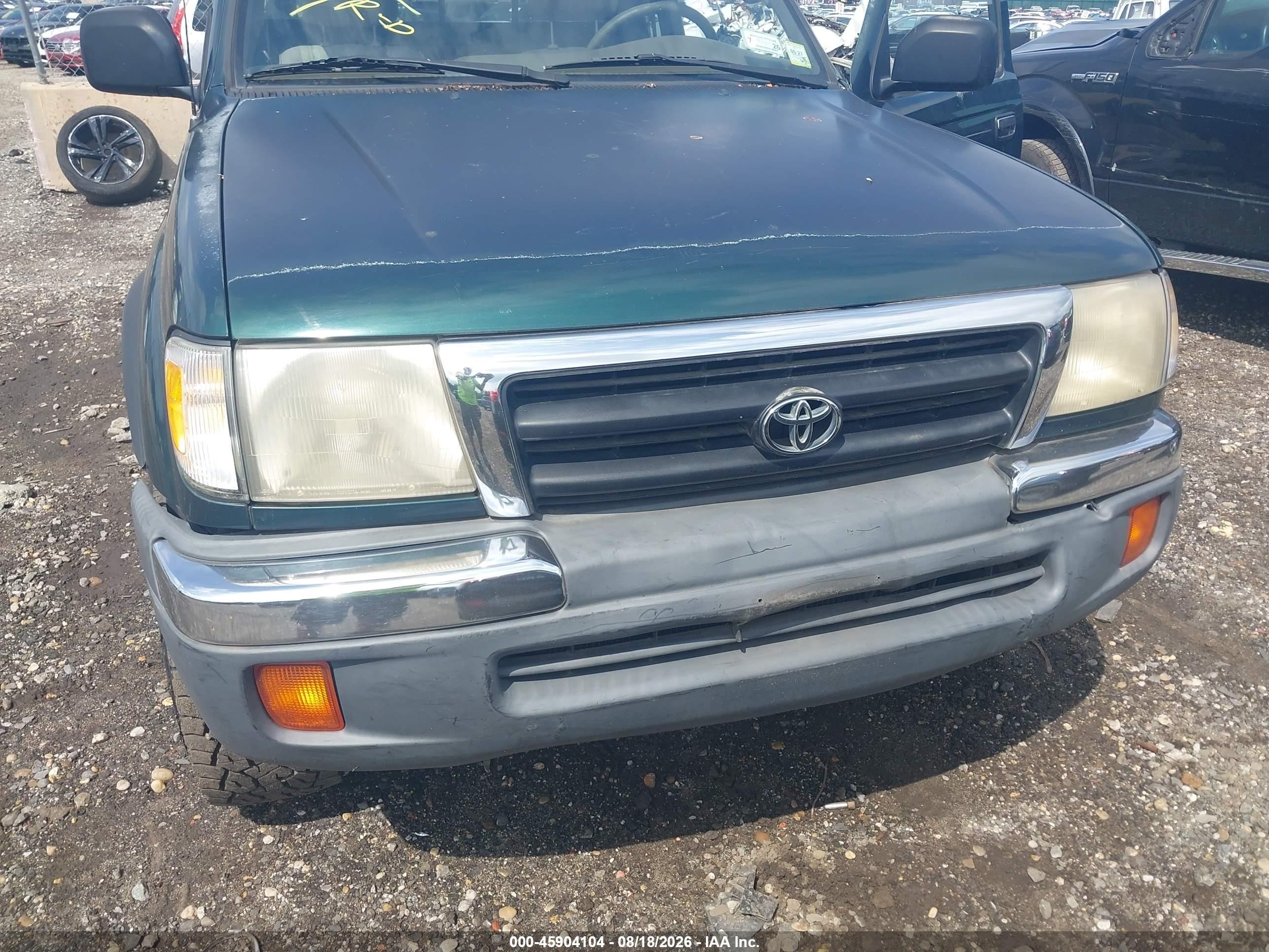 2000 Toyota Tacoma Base V6 Green vin: 4TAWN72N3YZ637237