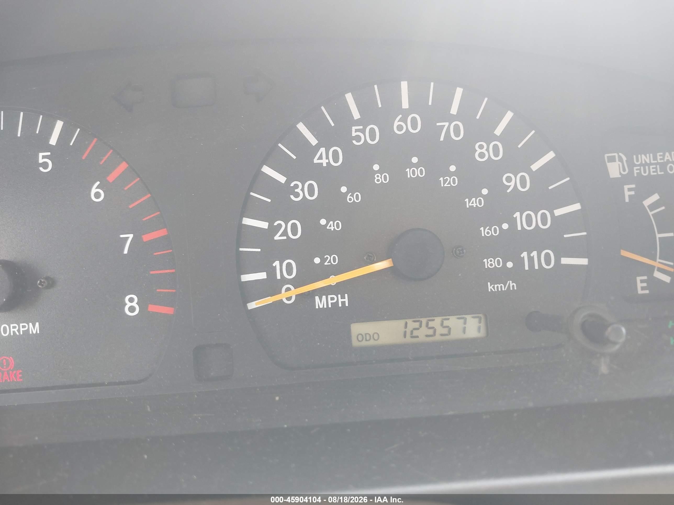 2000 Toyota Tacoma Base V6 Green vin: 4TAWN72N3YZ637237