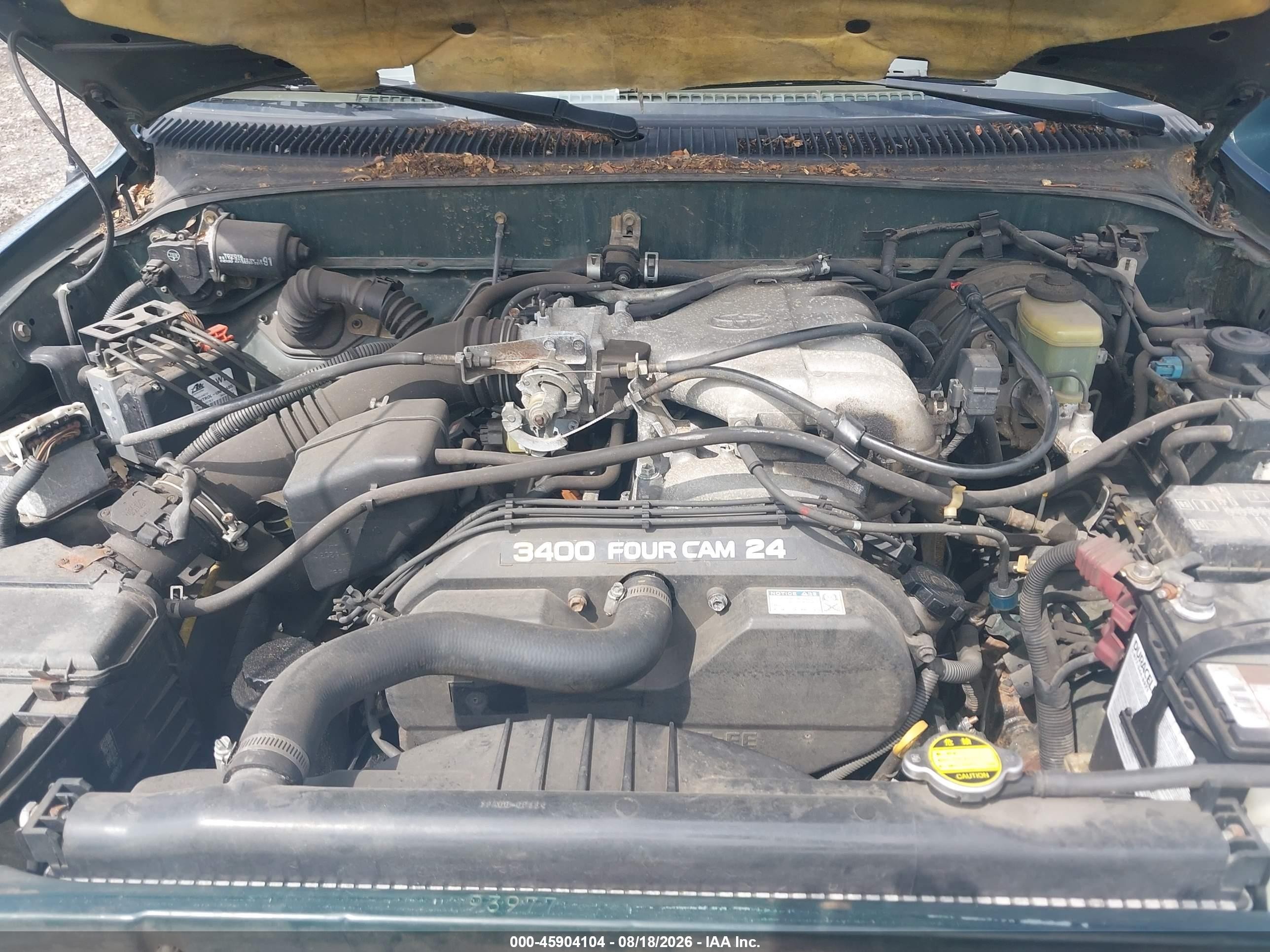 2000 Toyota Tacoma Base V6 Green vin: 4TAWN72N3YZ637237