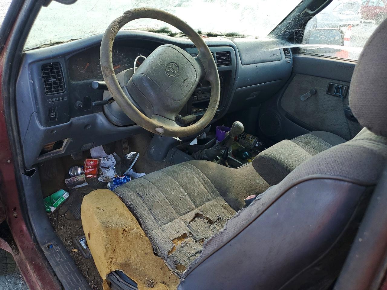 1998 Toyota Tacoma V6 Burgundy vin: 4TAWN72N5WZ040927