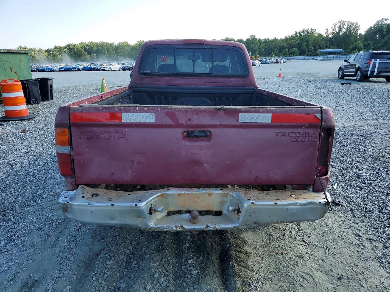 1998 Toyota Tacoma V6 Burgundy vin: 4TAWN72N5WZ040927