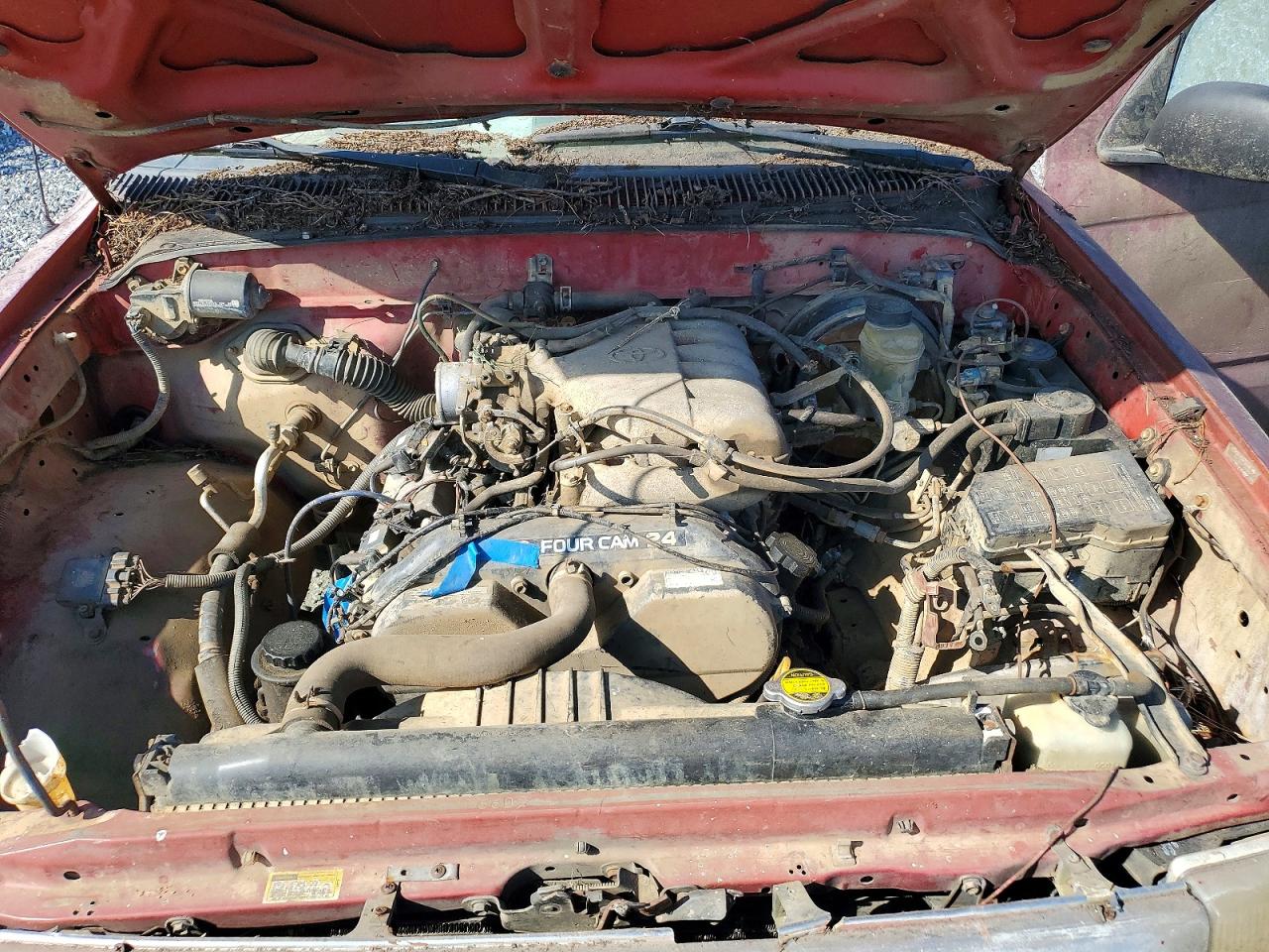 1998 Toyota Tacoma V6 Burgundy vin: 4TAWN72N5WZ040927