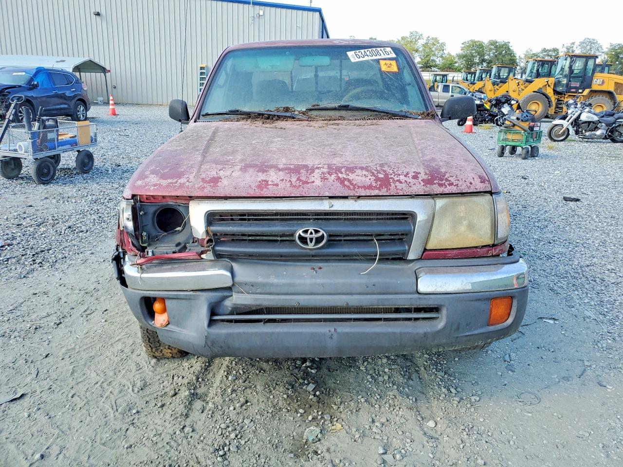 1998 Toyota Tacoma V6 Burgundy vin: 4TAWN72N5WZ040927