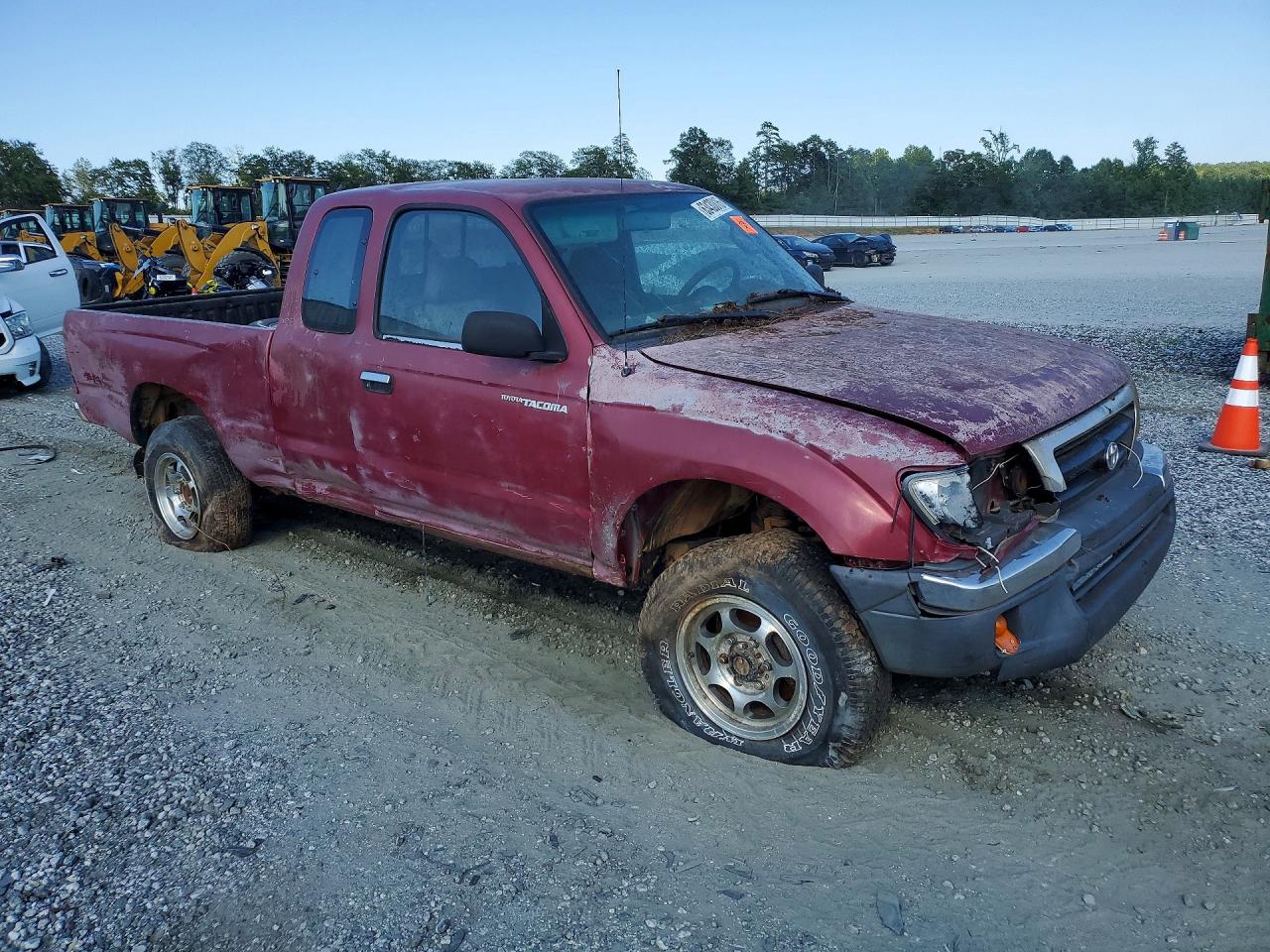1998 Toyota Tacoma V6 Burgundy vin: 4TAWN72N5WZ040927