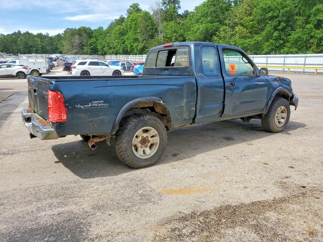 1998 Toyota Tacoma Xtracab Green vin: 4TAWN72N5WZ050891