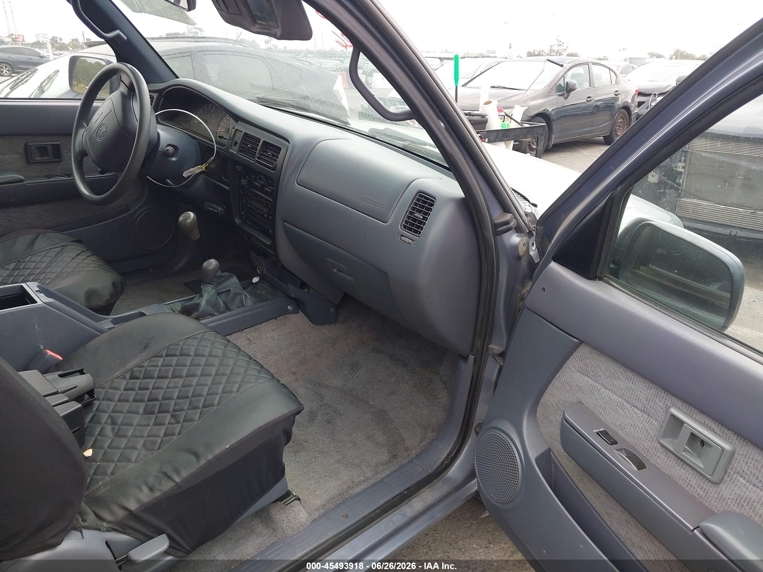 1998 Toyota Tacoma Base V6 Синий vin: 4TAWN72N5WZ160873