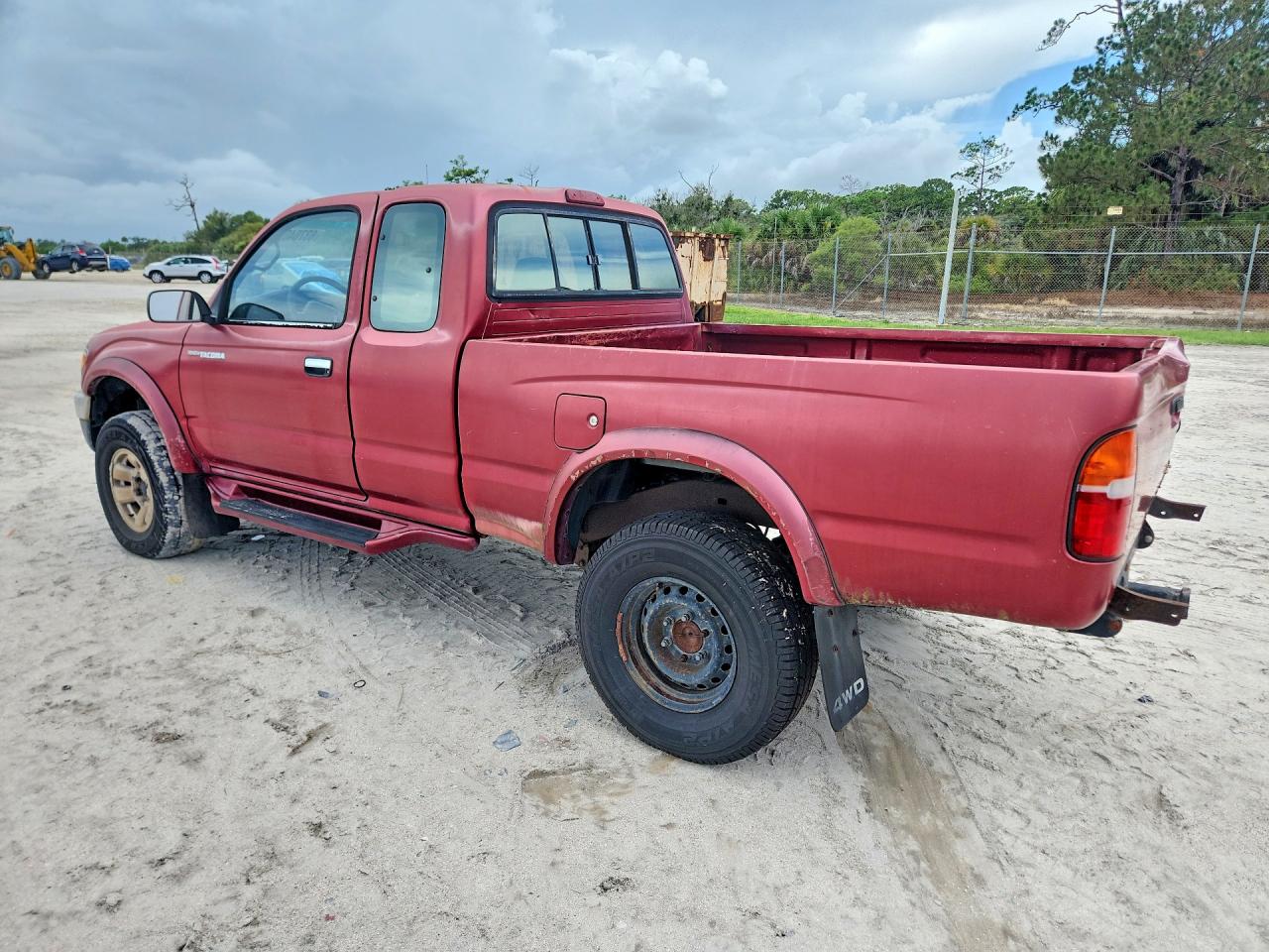 1997 Toyota Tacoma V6 Red vin: 4TAWN72N6VZ223753